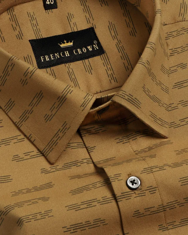 Sepia Brown Heavyweight Royal Oxford Shirt sold by French Crown