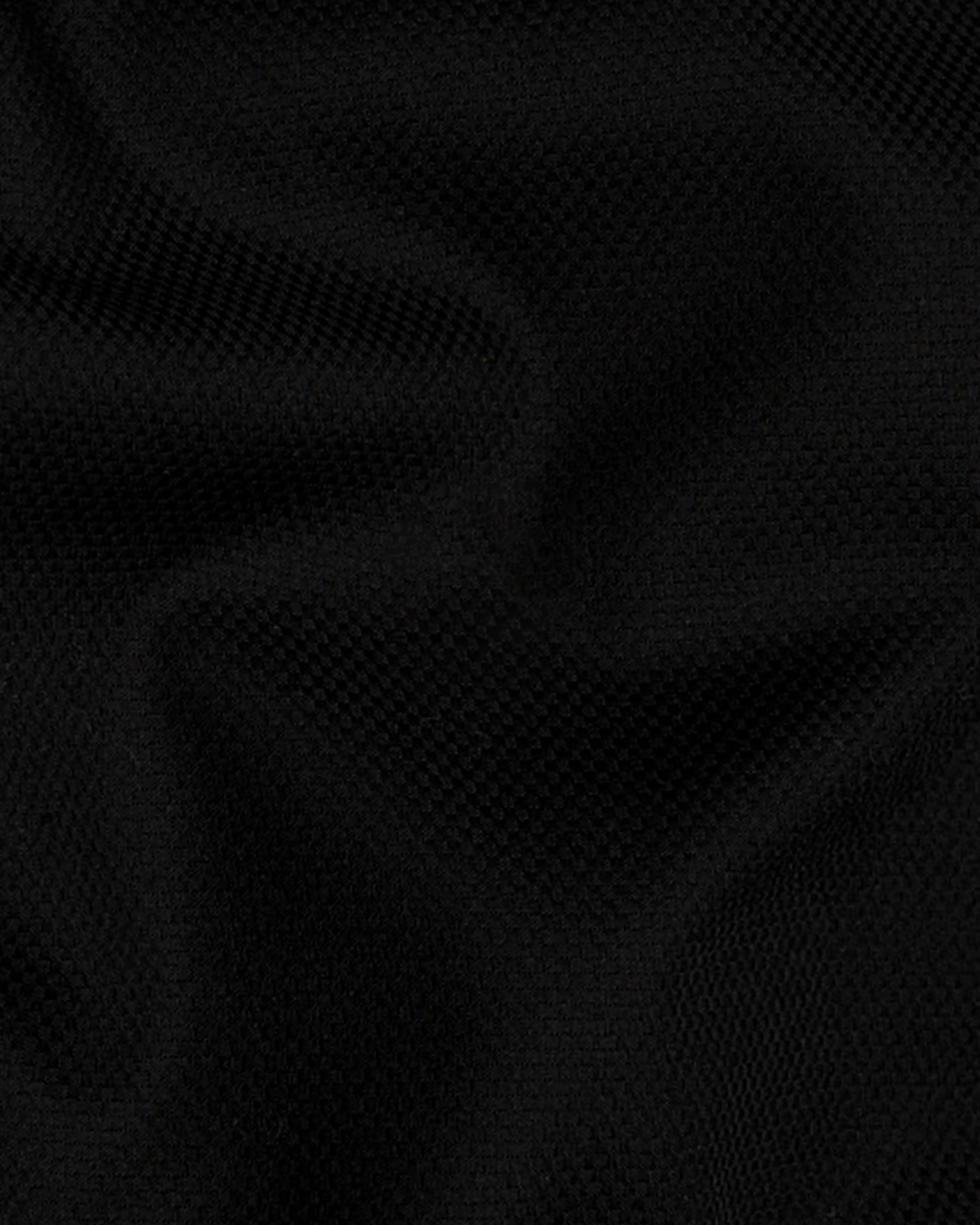 Jade Black Dobby Textured Premium Giza Cotton Shirt sold by French Crown product image thumbnail 2