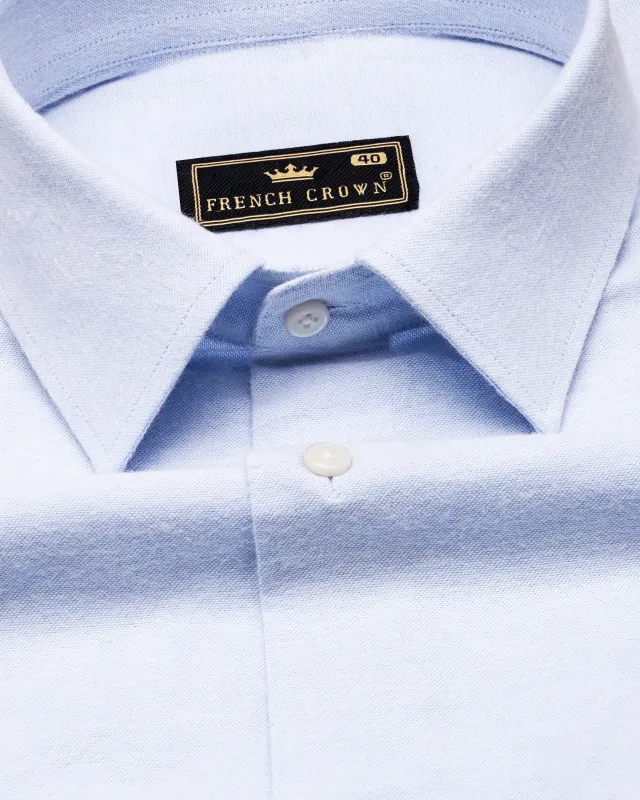 Mercury Sky Blue Royal Oxford Shirt sold by French Crown
