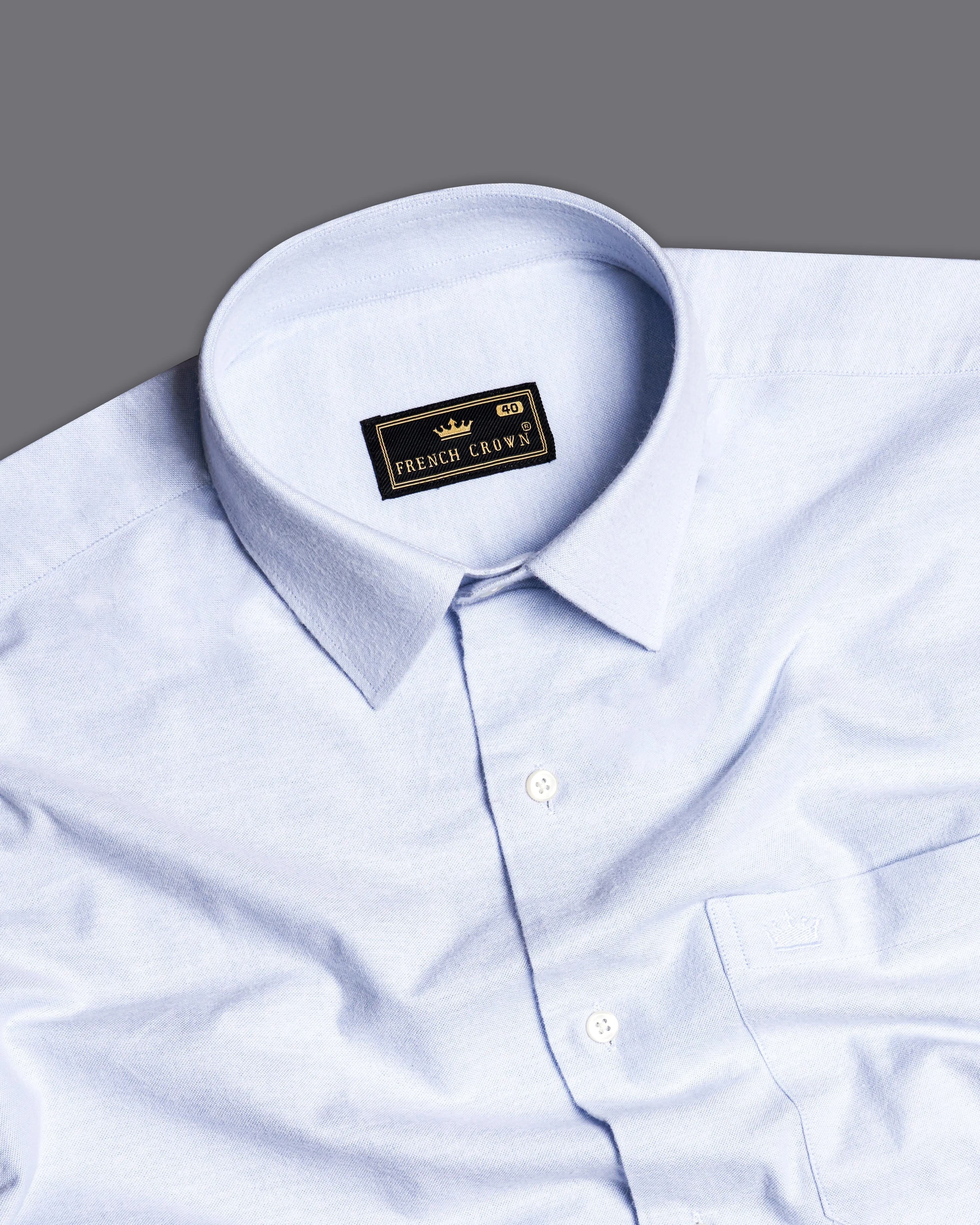Mercury Sky Blue Royal Oxford Shirt sold by French Crown product image thumbnail 4