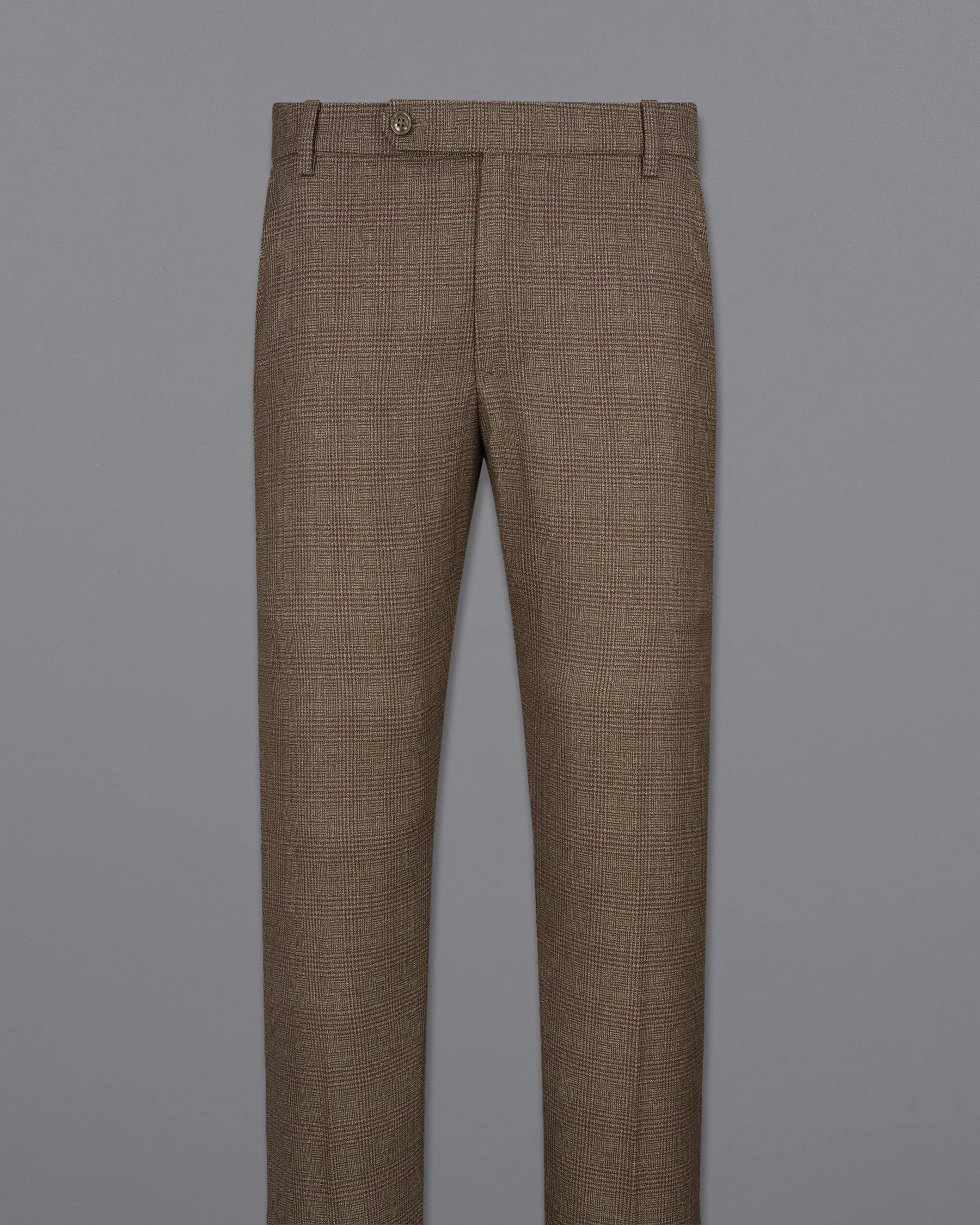 Hemlock Brown Plaid Pant sold by French Crown product image thumbnail 4