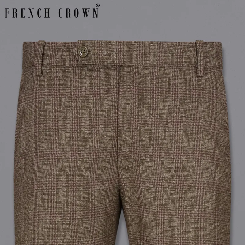 Hemlock Brown Plaid Pant sold by French Crown