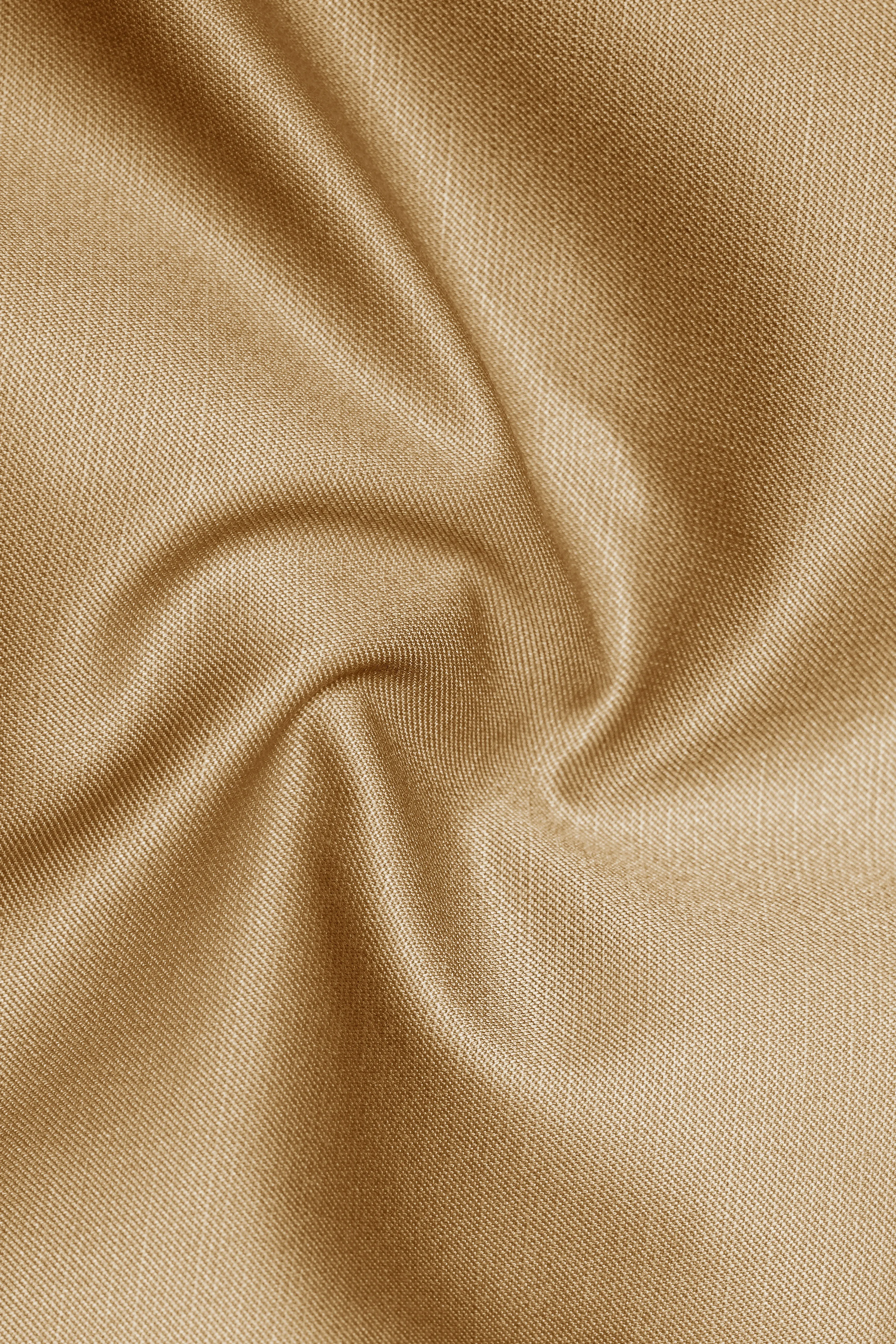 Sepia-Twine Brown Solid Wool Rich Slight Stretch Waistcoat sold by French Crown product image thumbnail 3