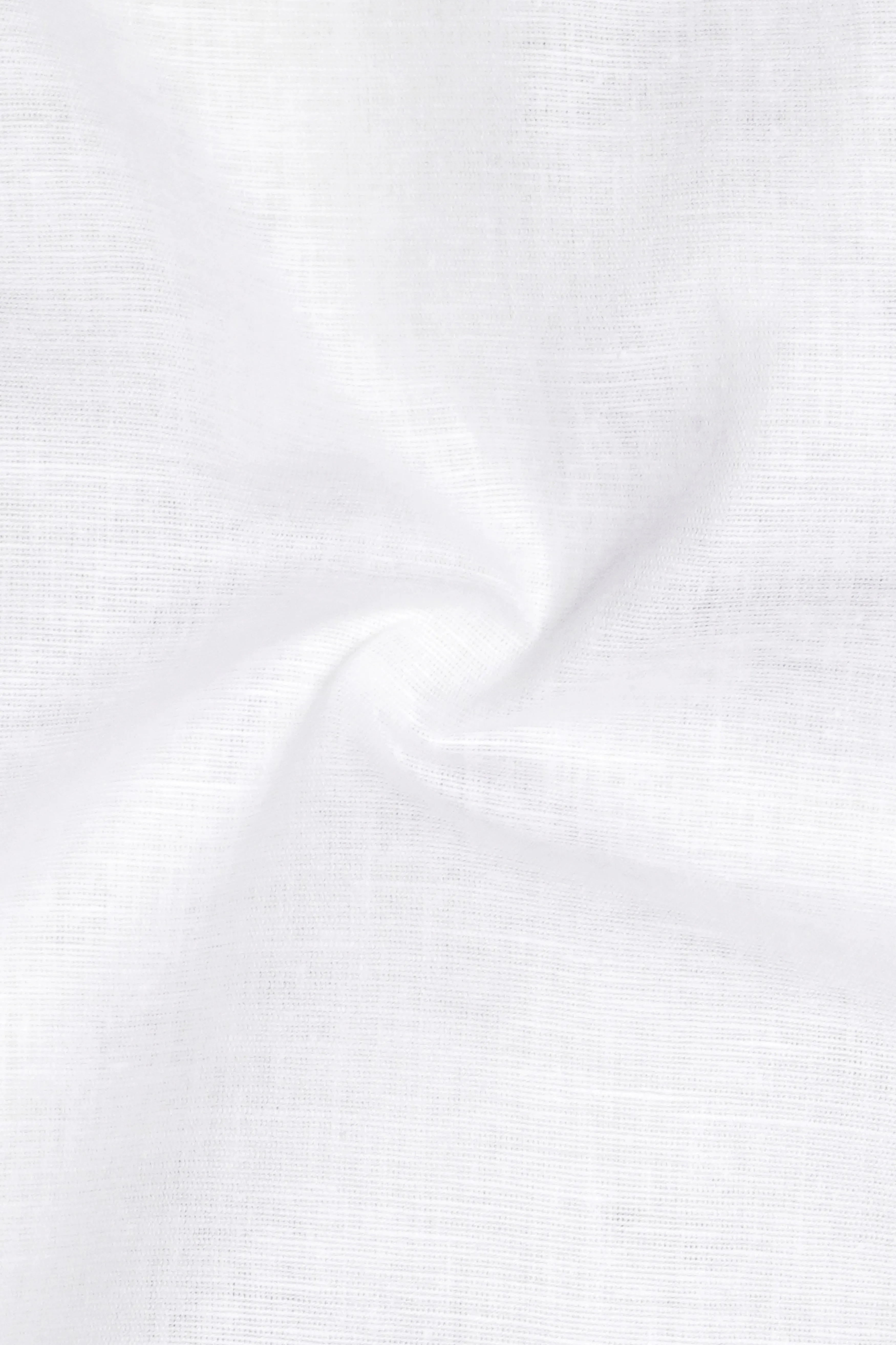 Bright White with Black Collar Luxurious Linen Shirt sold by French Crown product image thumbnail 3