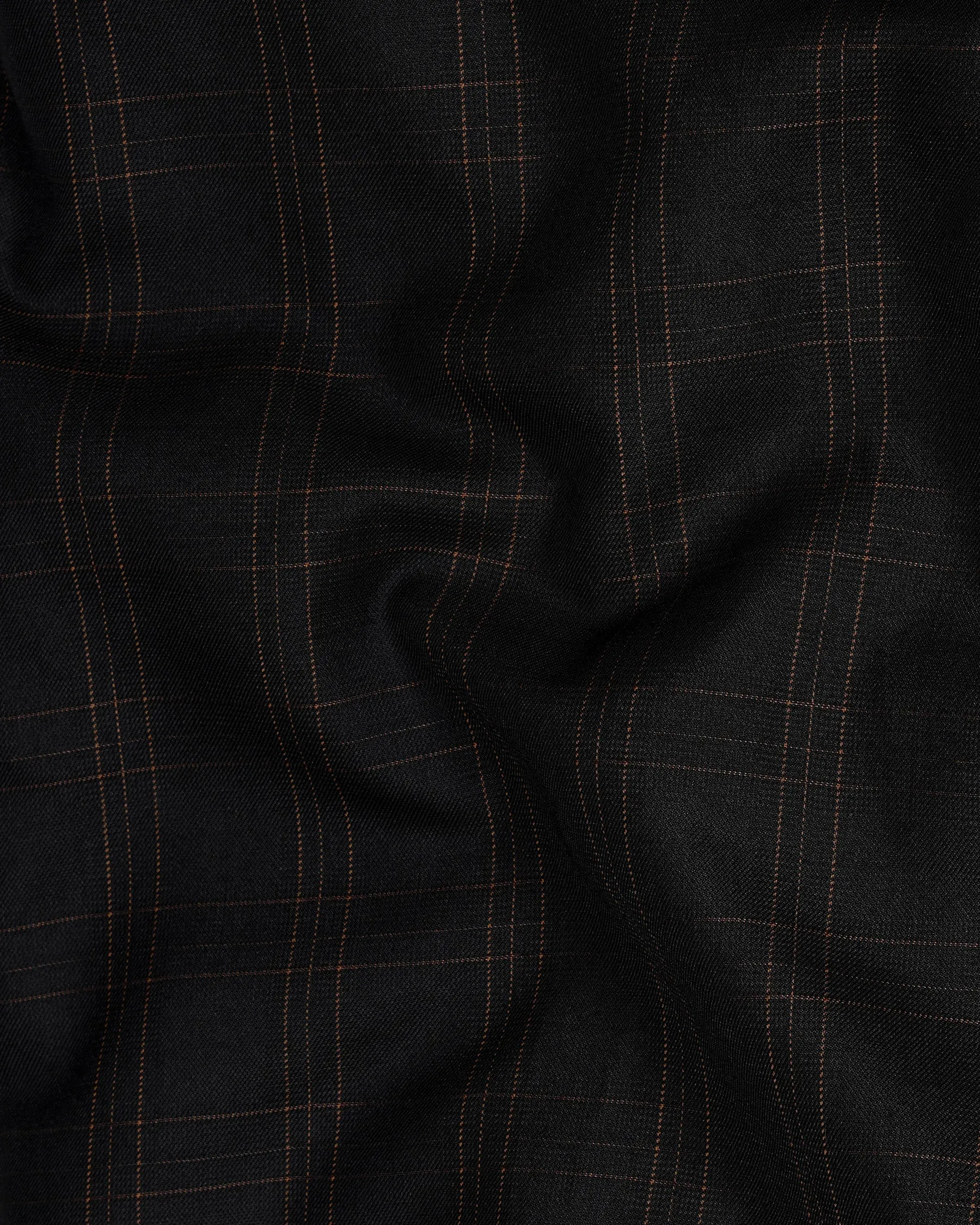 Jaguar Black Plaid Double Breasted Blazer sold by French Crown product image thumbnail 3