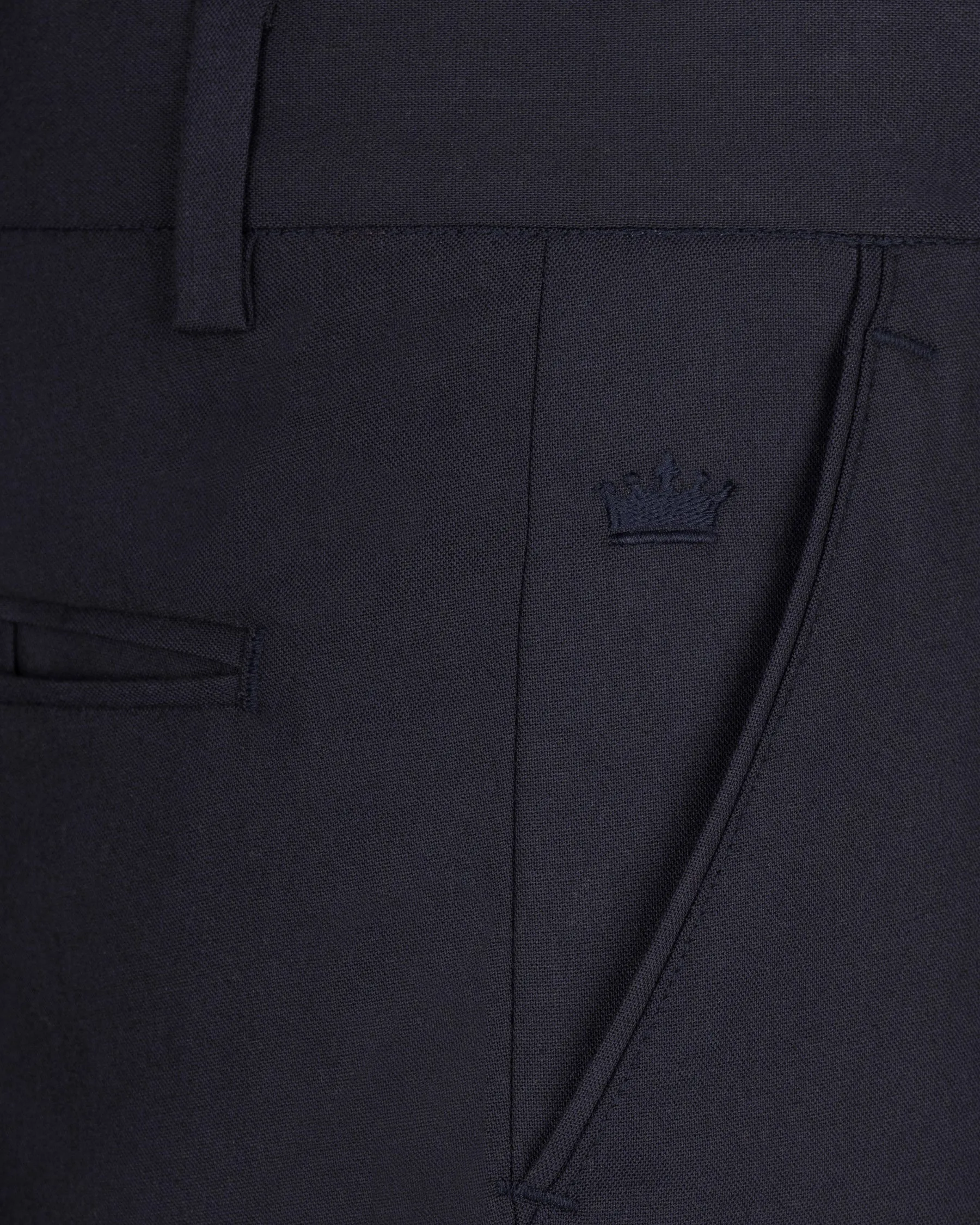 Blue Formal Pant sold by French Crown product image thumbnail 5