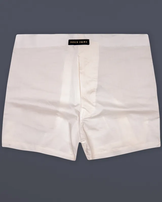 Storm-Foggy Gray Solid Super Soft Premium Cotton Boxer sold by French Crown