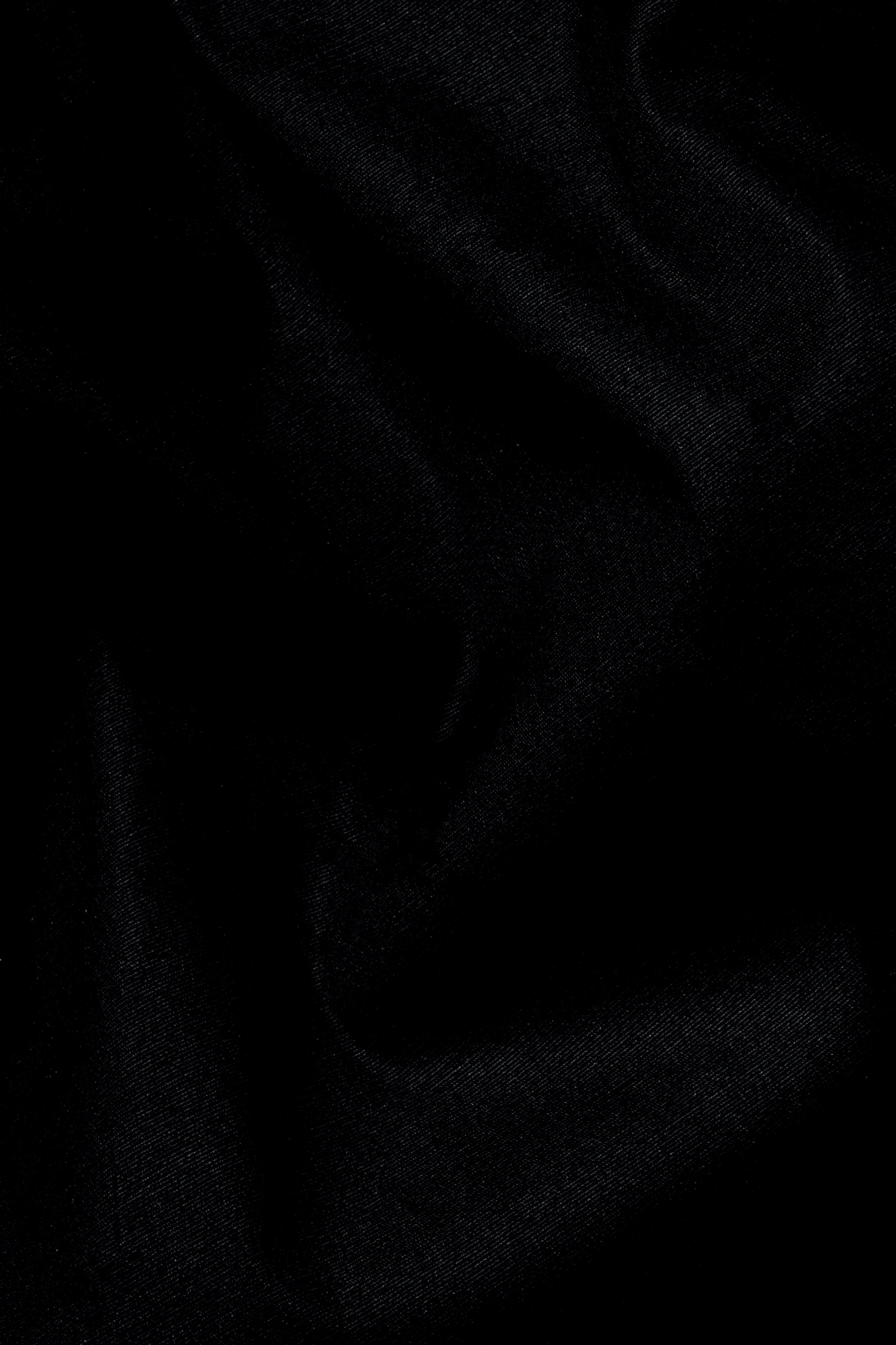 Ebony Black Premium Cotton Shirt sold by French Crown product image thumbnail 2