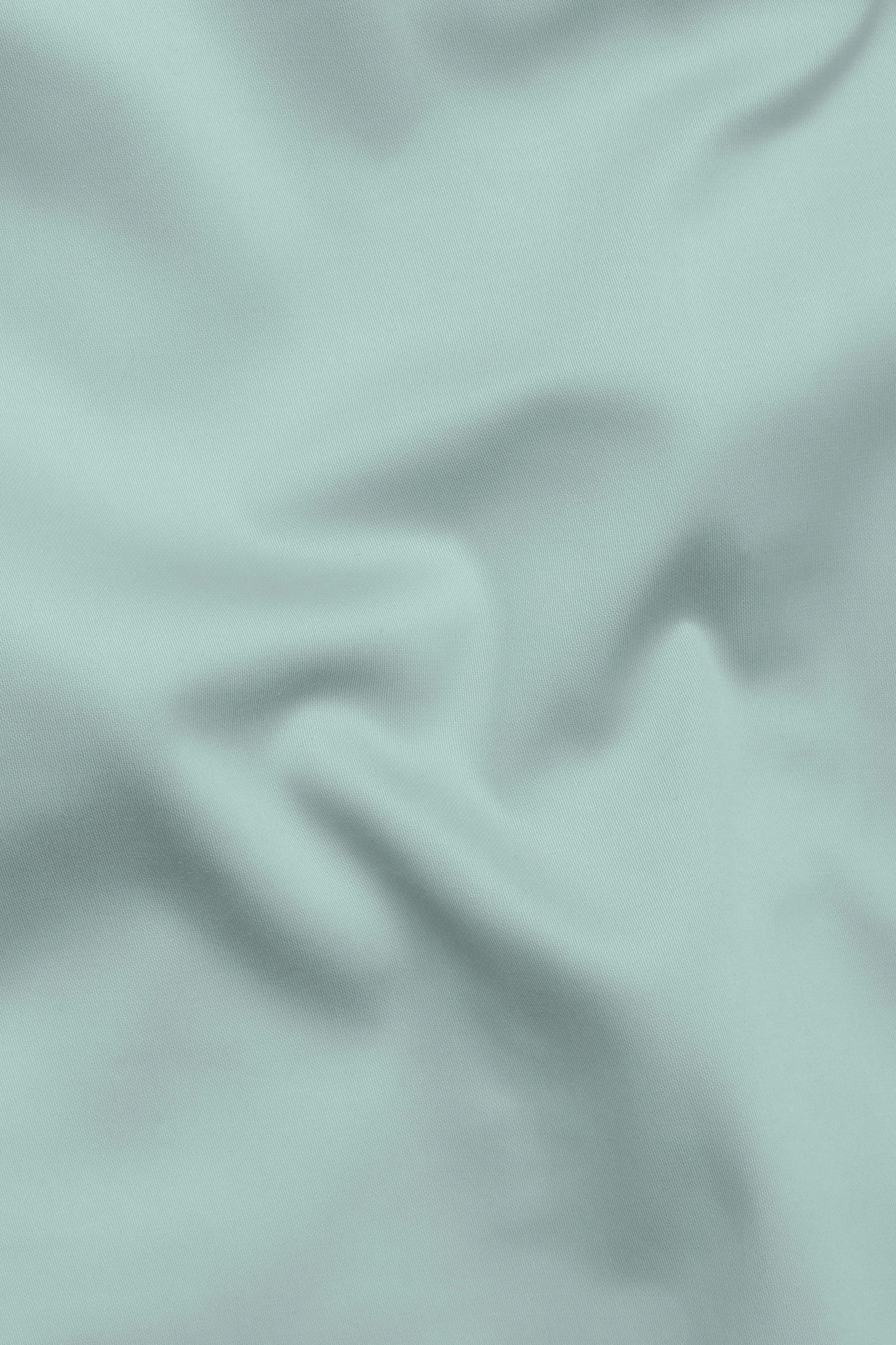 Edward Blue Premium Cotton Cross Placket Bandhgala Stretchable Traveler Suit sold by French Crown product image thumbnail 3