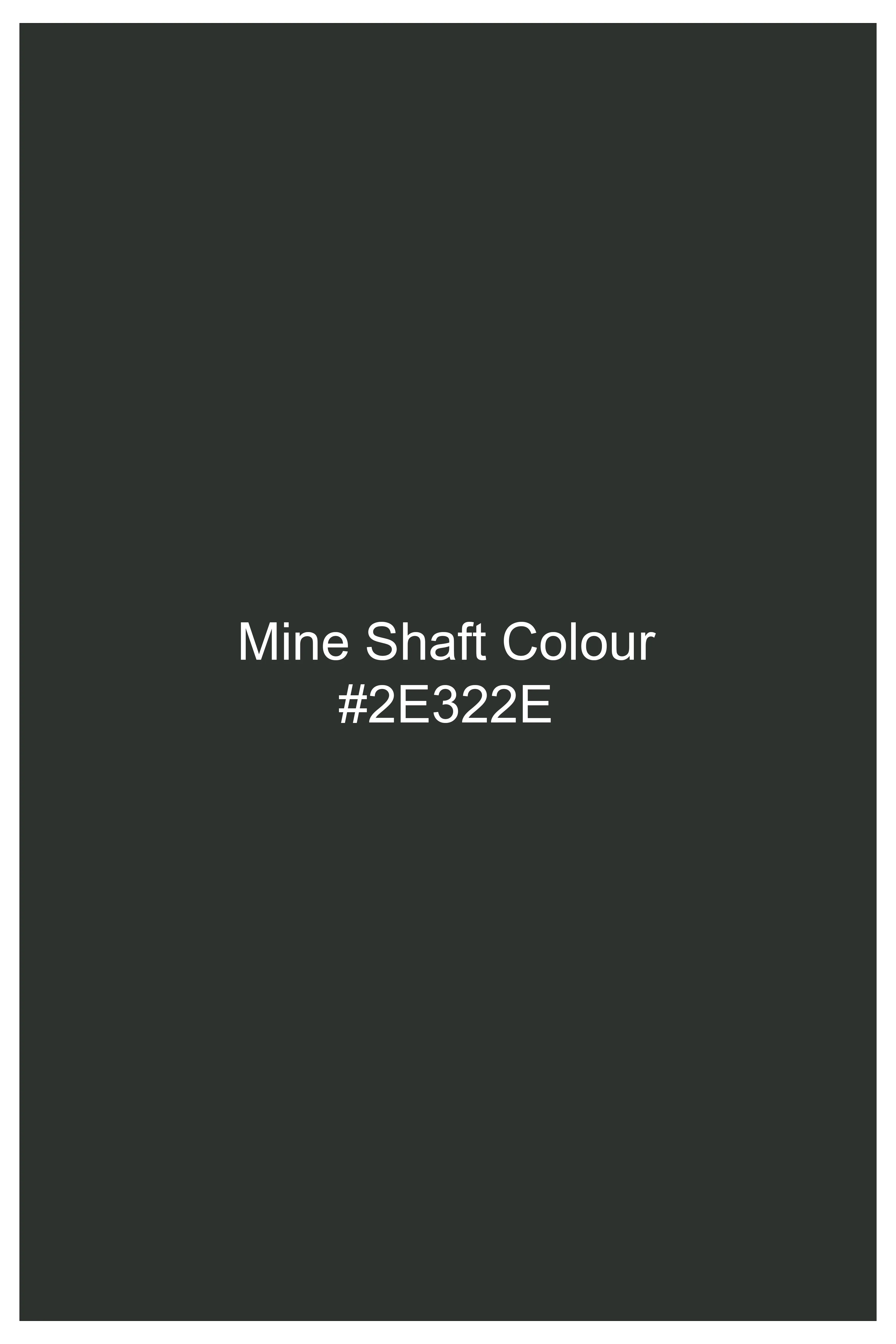 Shafton-Mine Shaft Green Solid Wool Rich Slight Stretch Waistcoat sold by French Crown product image thumbnail 5