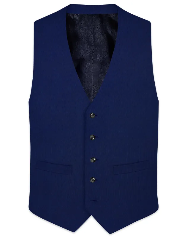 Biscay Blue Woolrich Waistcoat sold by French Crown