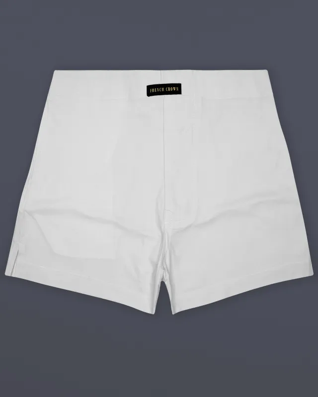Goose Gray Plain Solid Oxford Premium Cotton Boxer sold by French Crown
