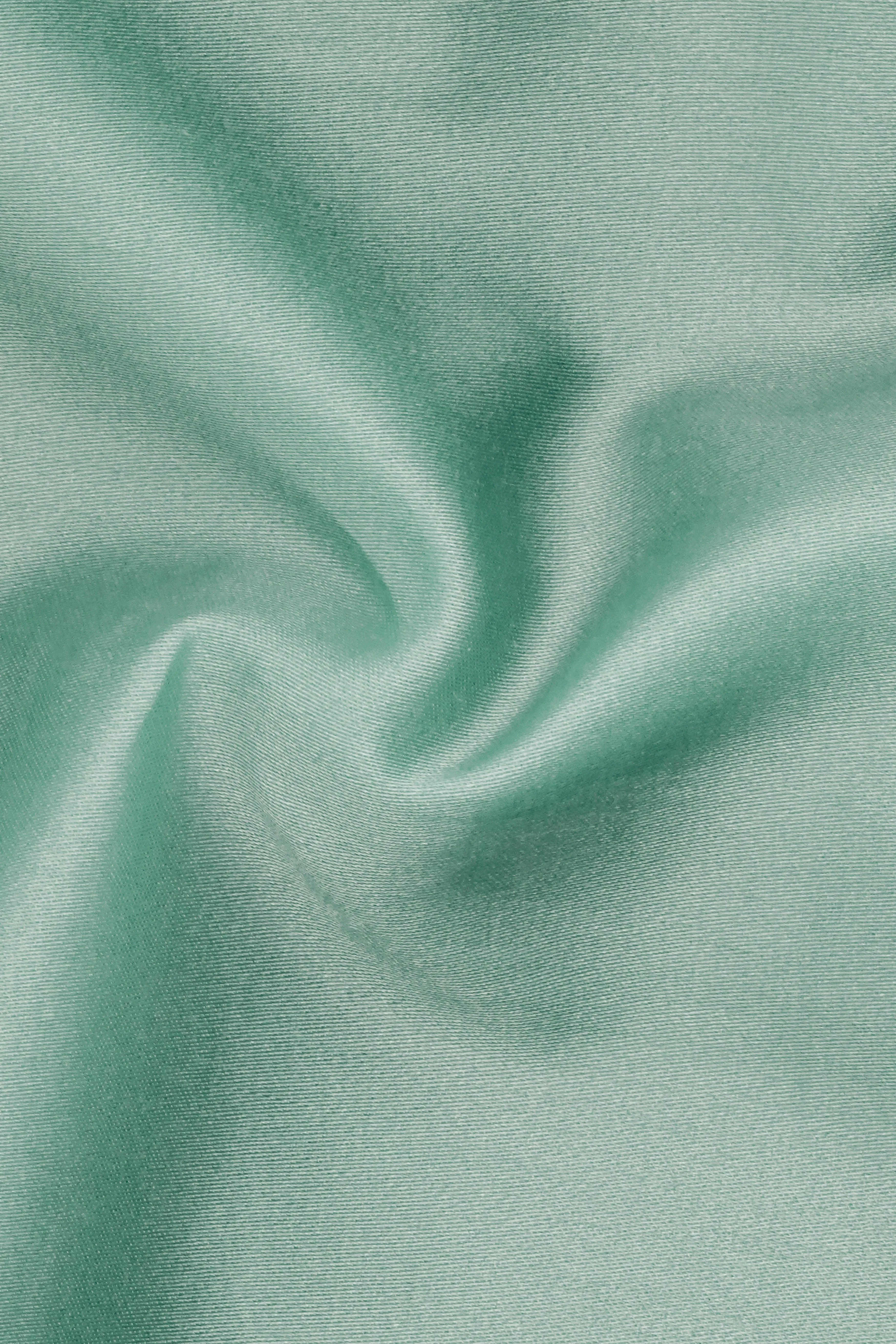 Emerald Charm-Oxley Green Solid Subtle Sheen Super Soft Premium Cotton Tuxedo Shirt sold by French Crown product image thumbnail 3
