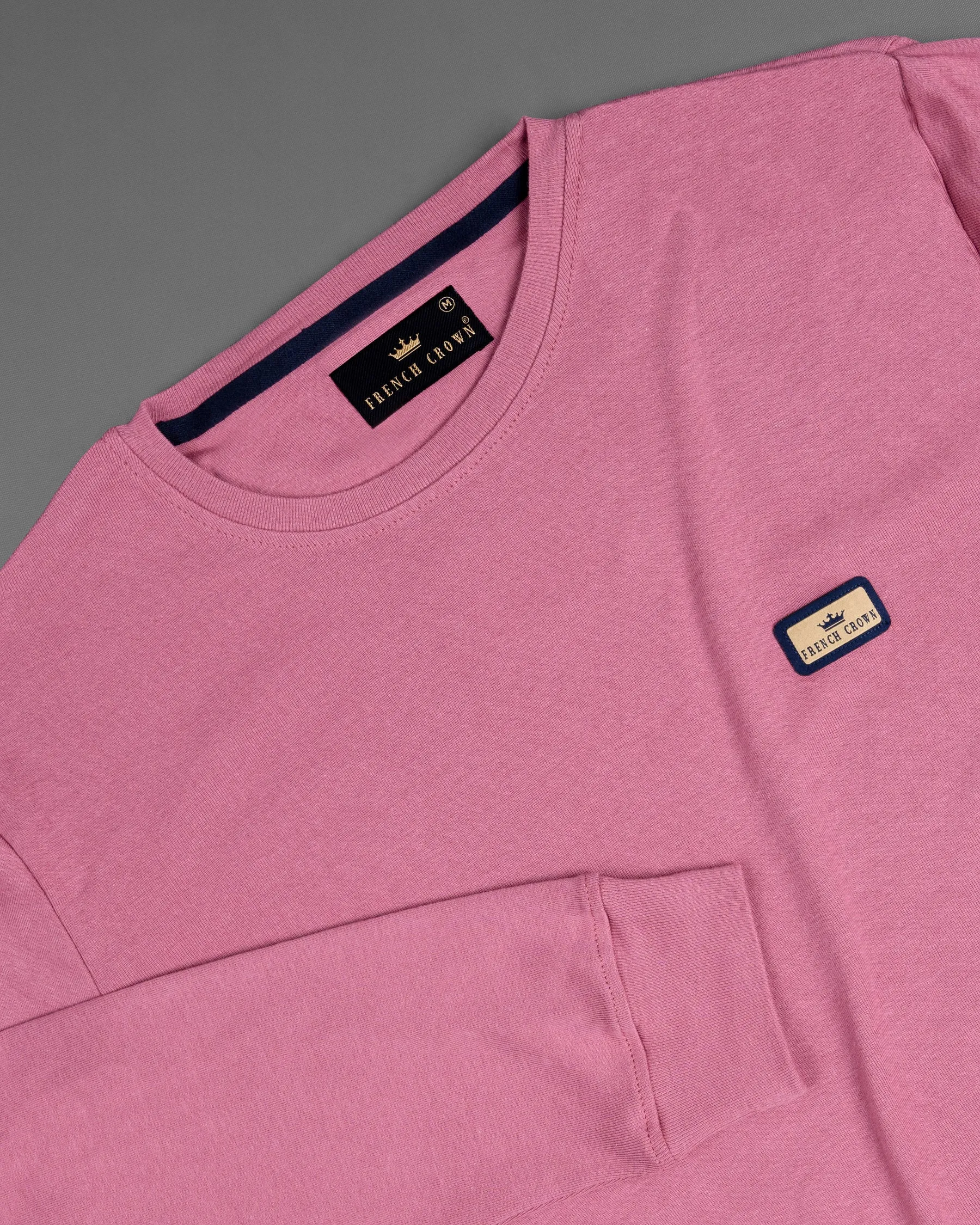 Charm Mauve Full Sleeve Premium Cotton Jersey Sweatshirt sold by French Crown product image thumbnail 4