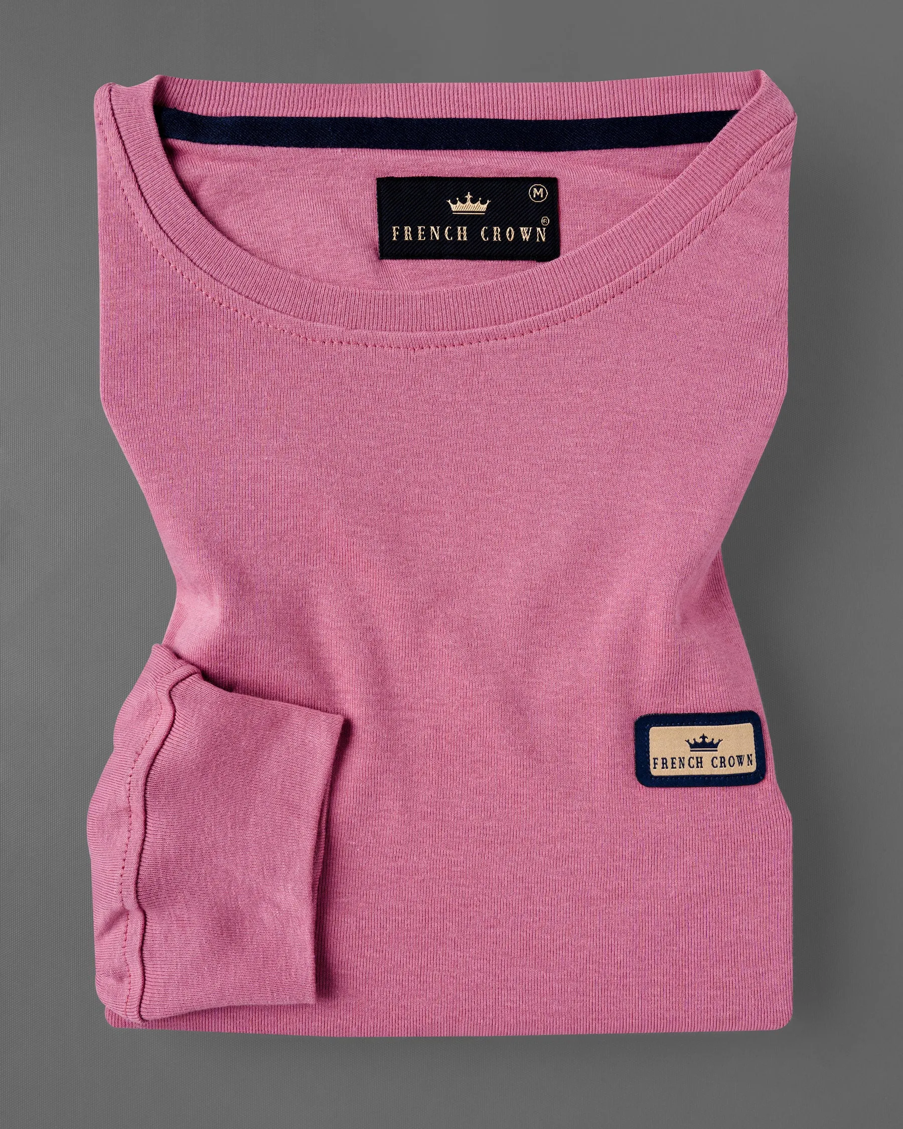 Charm Mauve Full Sleeve Premium Cotton Jersey Sweatshirt sold by French Crown product image thumbnail 2