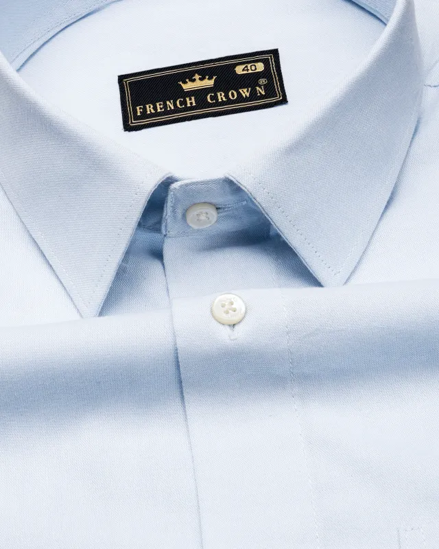Edgewater Sky Blue Royal Oxford Shirt sold by French Crown
