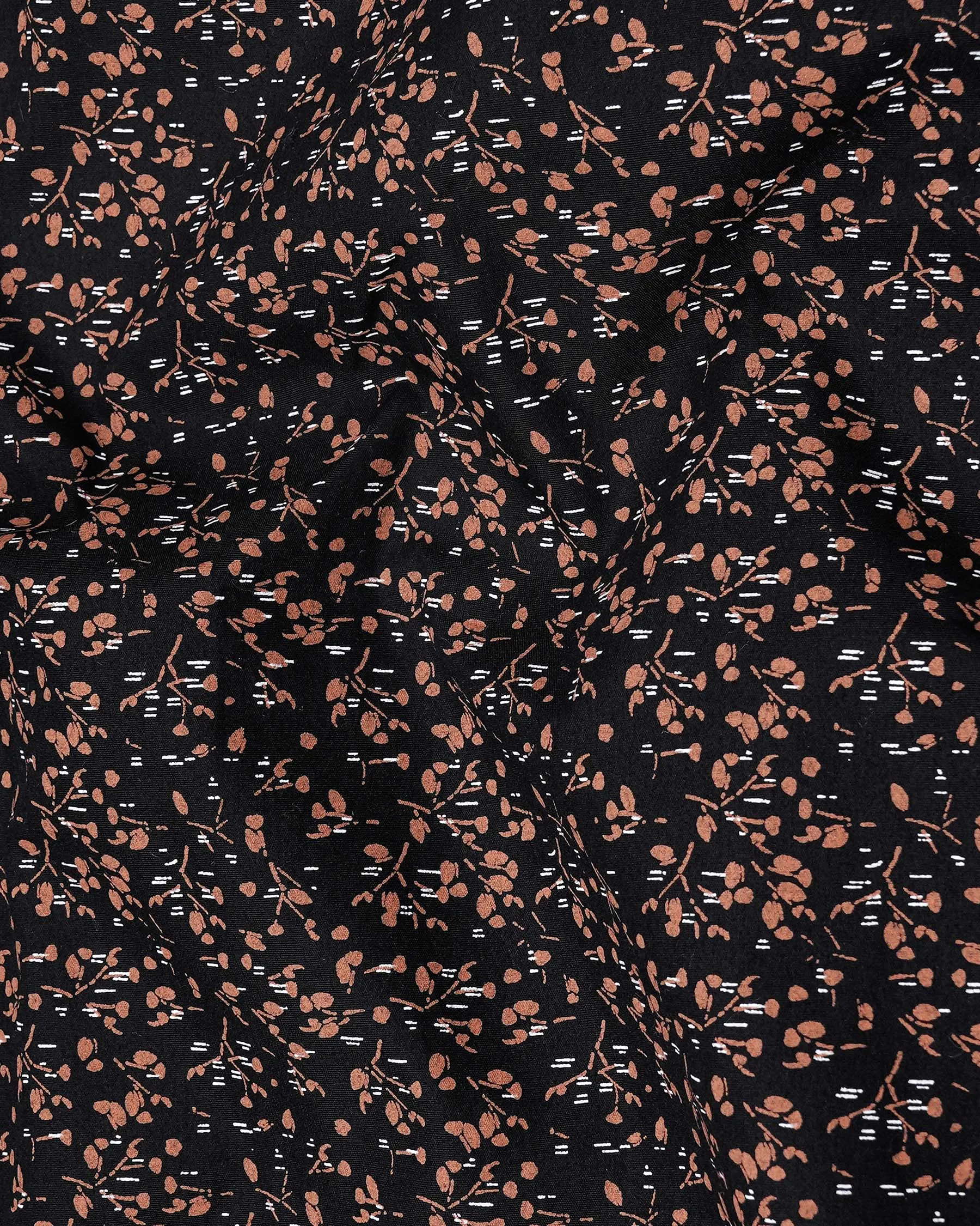 Jade Black Ditzy Printed Royal Oxford Shirt sold by French Crown product image thumbnail 2