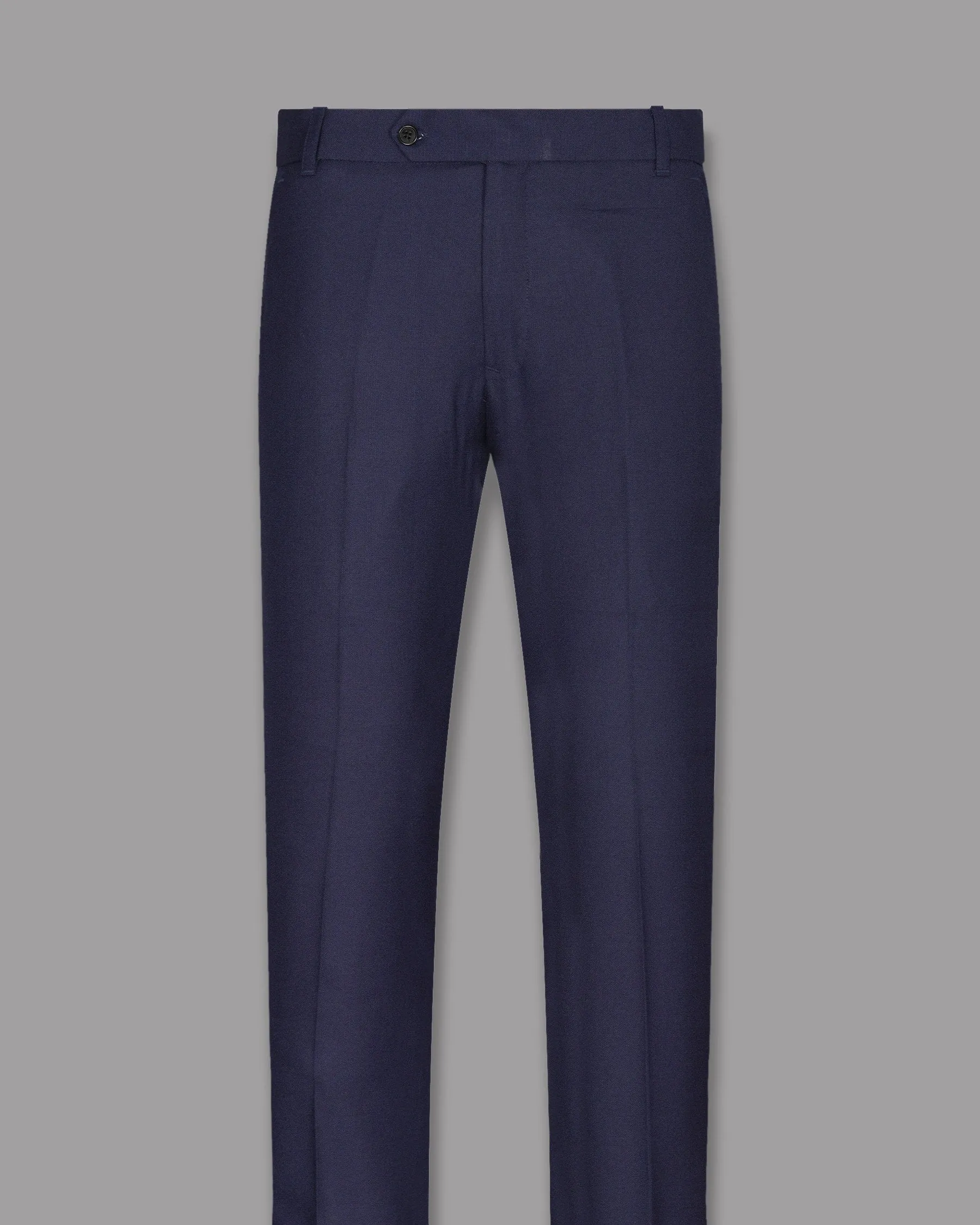 Valhalla Blue Wool Rich Pant sold by French Crown product image thumbnail 4
