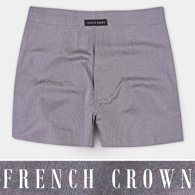 Gravel Gray Chambray Boxer sold by French Crown