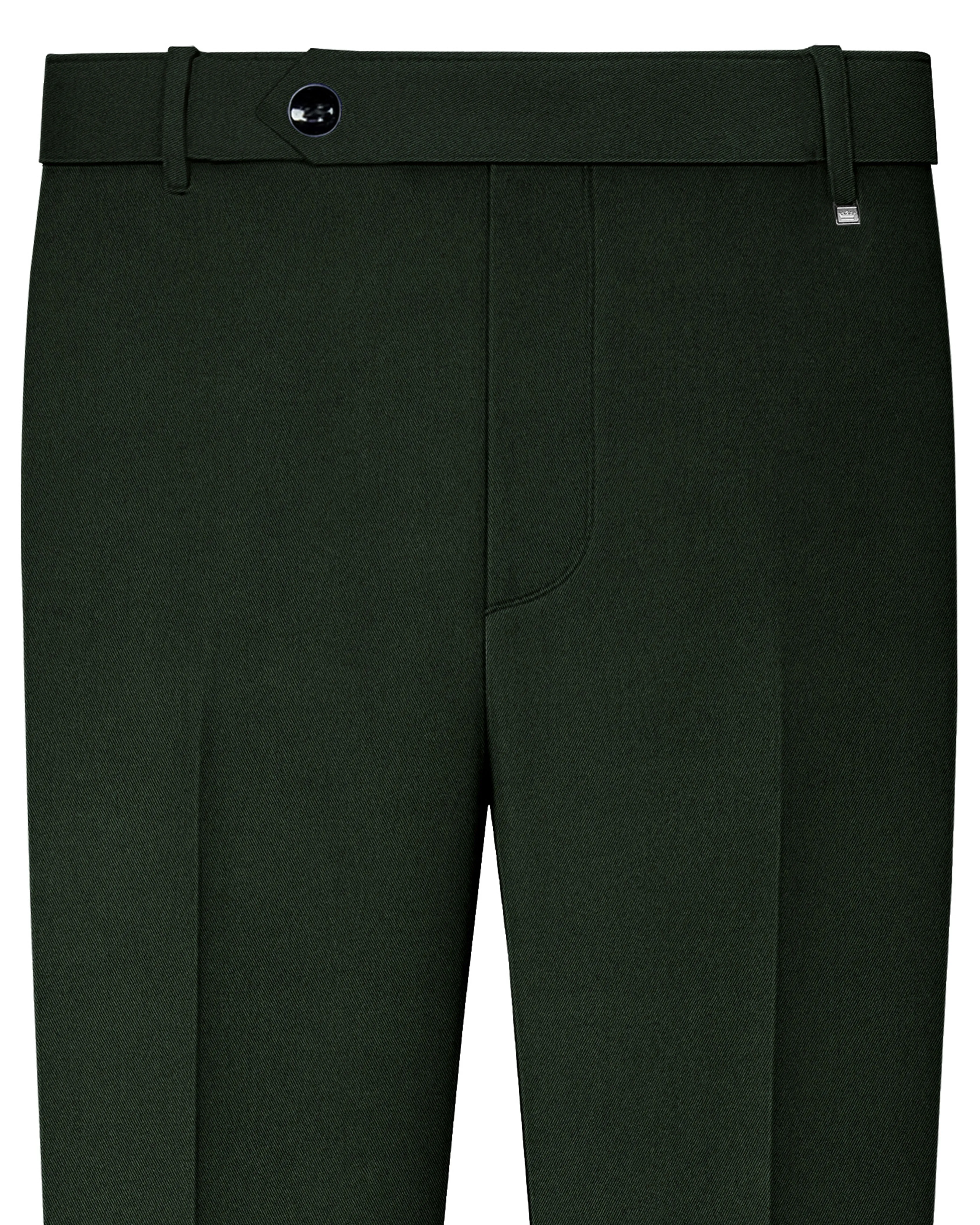 Juniper Green Subtle Sheen Trouser sold by French Crown