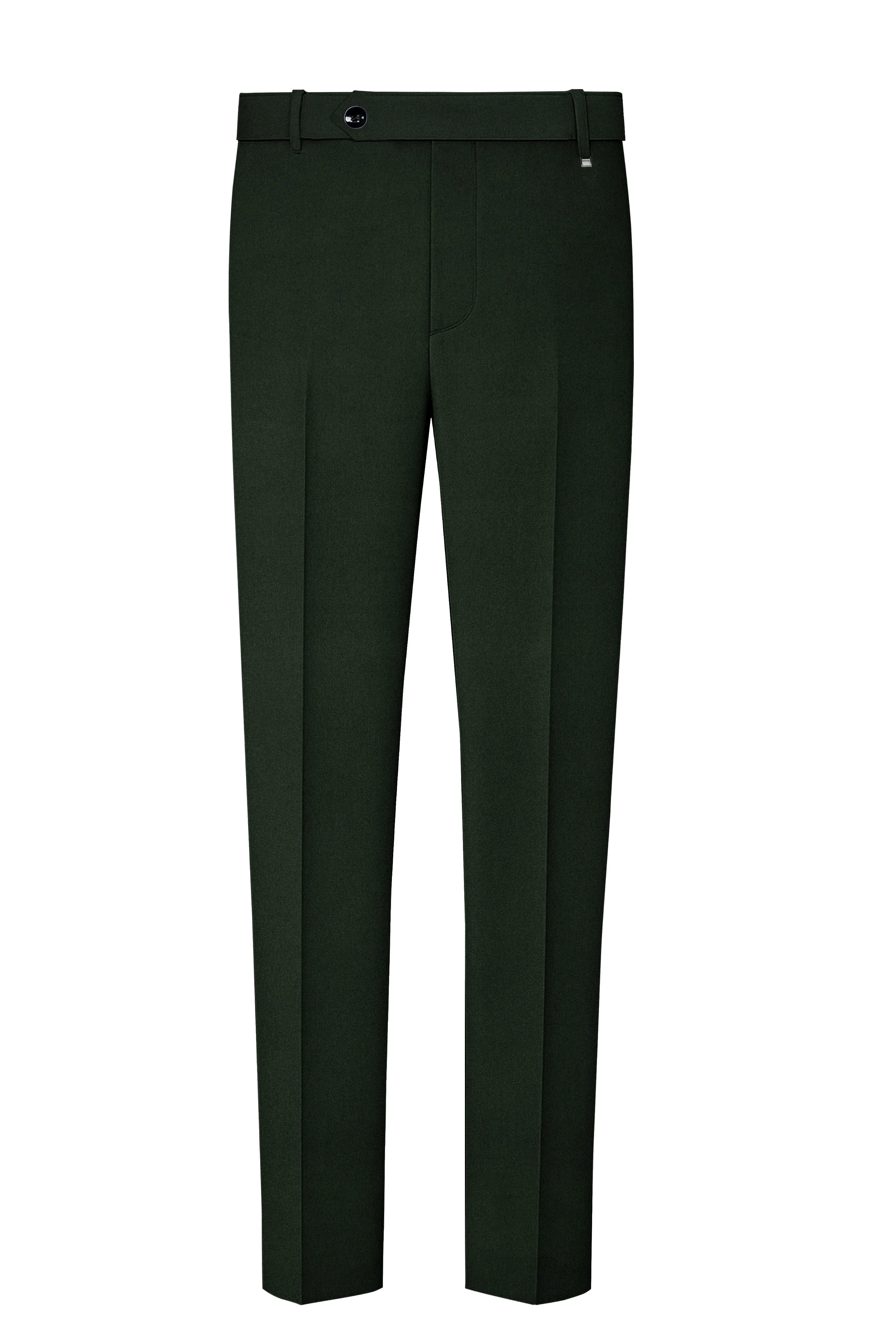 Juniper Green Subtle Sheen Trouser sold by French Crown product image thumbnail 2