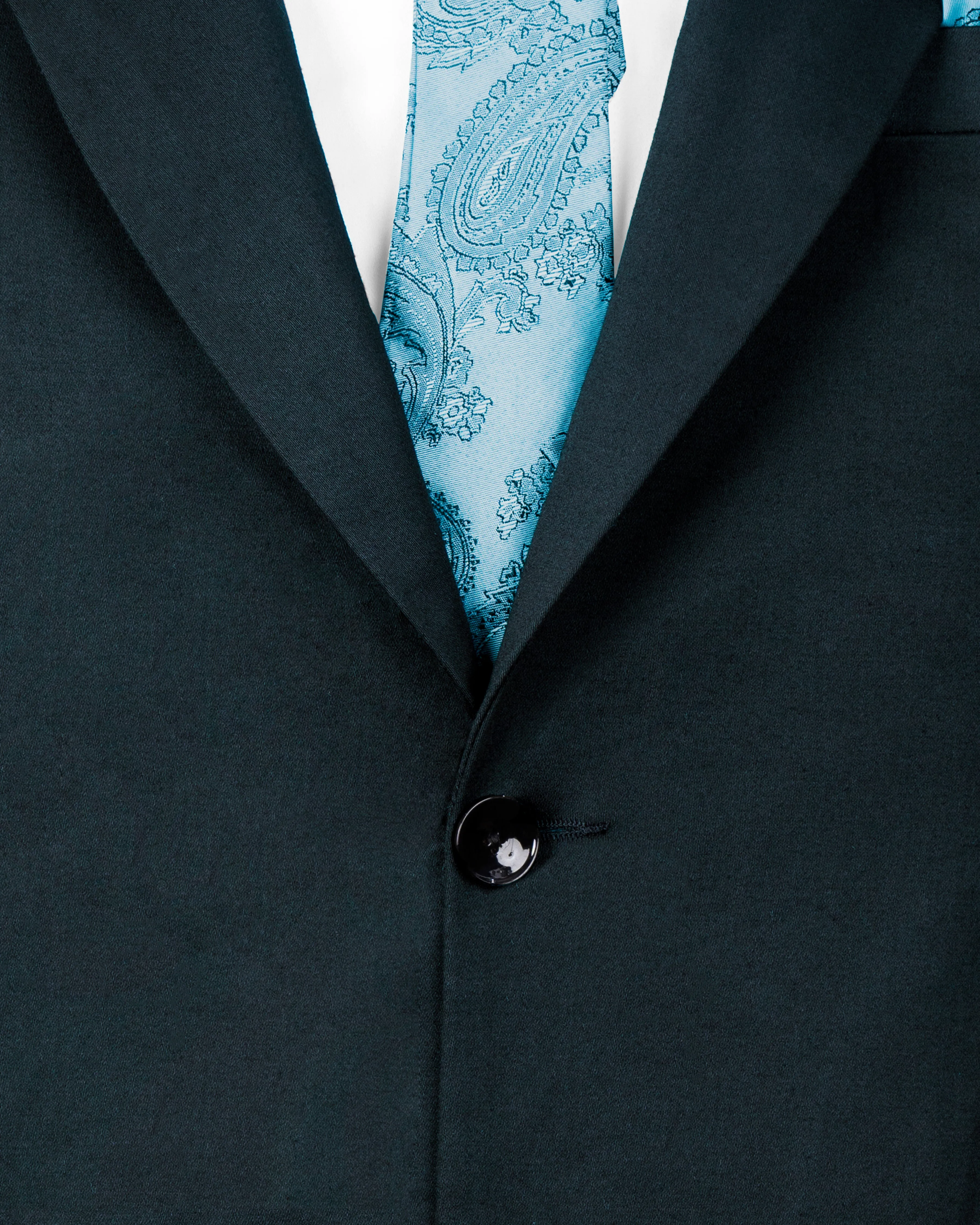 Timber Sea Green Solid Premium Cotton Blazer sold by French Crown product image thumbnail 4