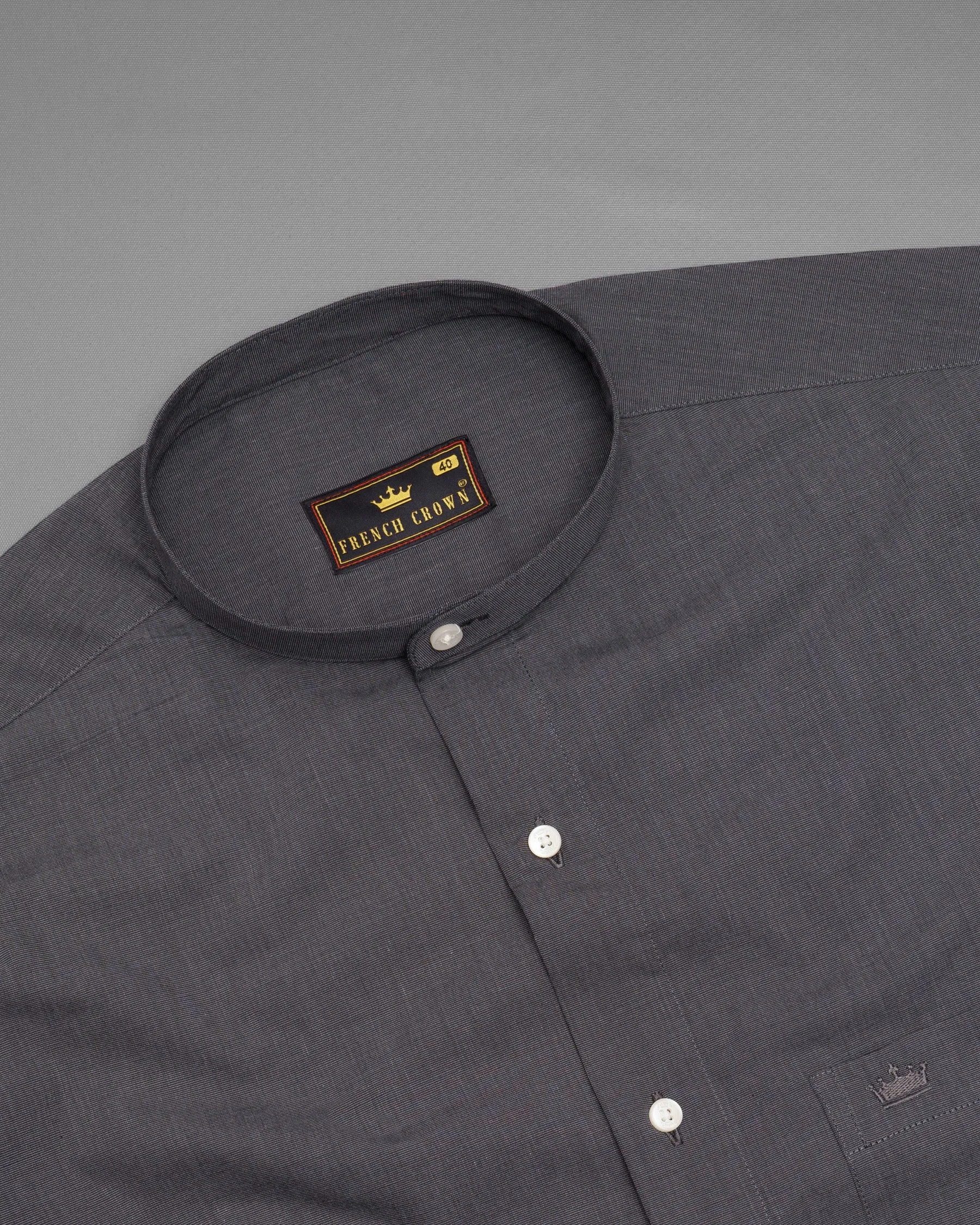 Scarpa Flow Grey Premium Chambray Shirt sold by French Crown product image thumbnail 4