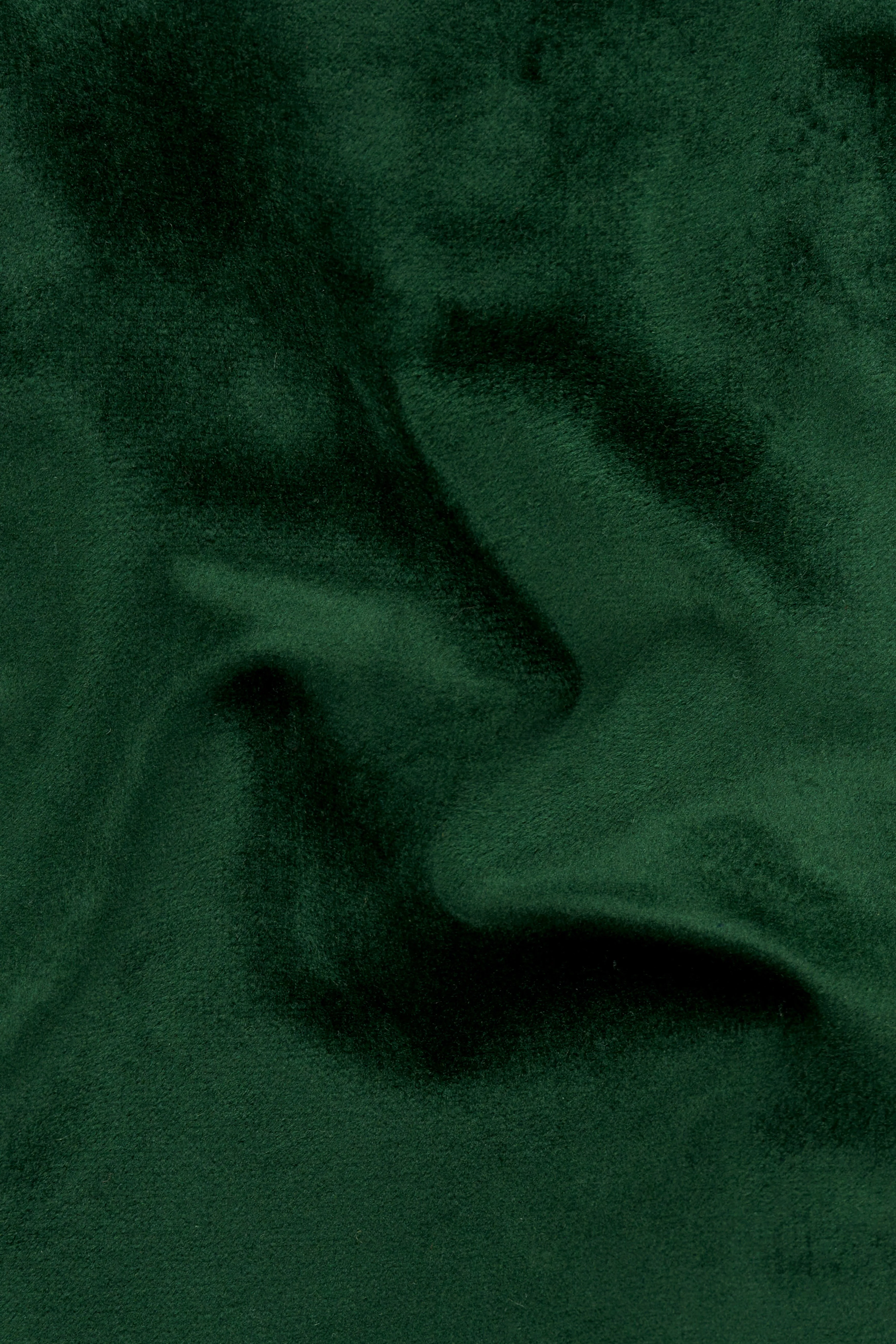Phthalo Green Velvet Tuxedo Designer Blazer sold by French Crown product image thumbnail 3