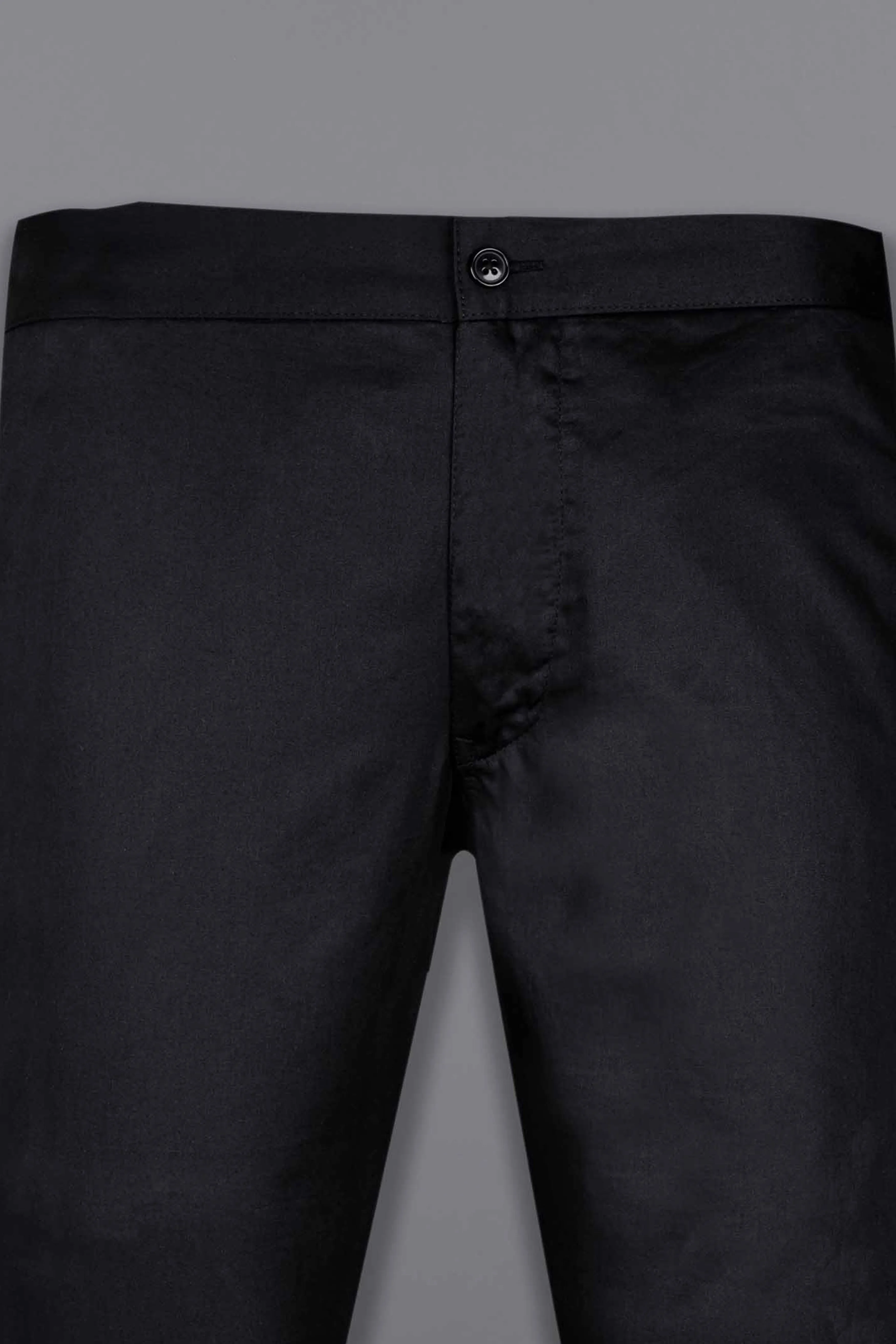 Jade Black And Bright White Super Soft Premium Cotton Designer Lounge Pants sold by French Crown product image thumbnail 5