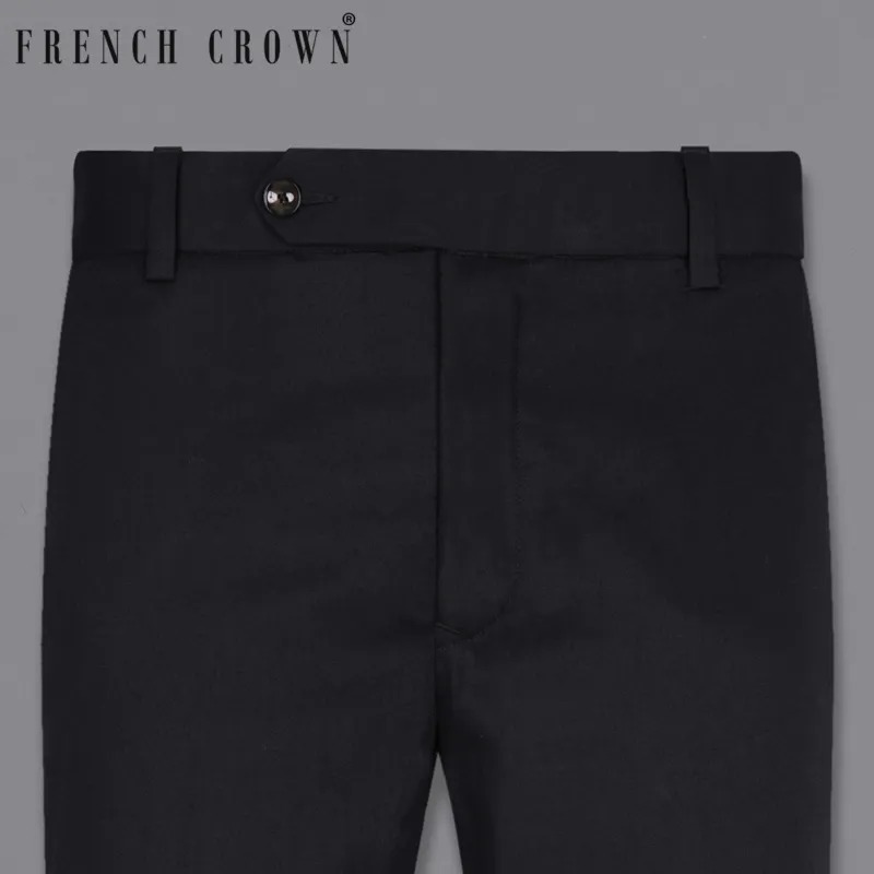 Vulcan Black Premium Cotton Pant sold by French Crown