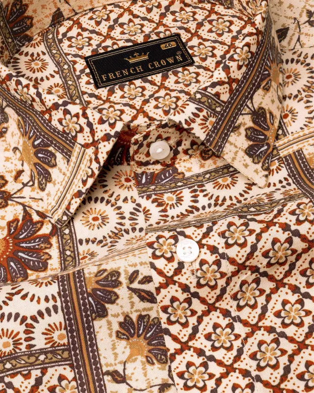 Tequila Quirky Printed Premium Tencel Shirt sold by French Crown