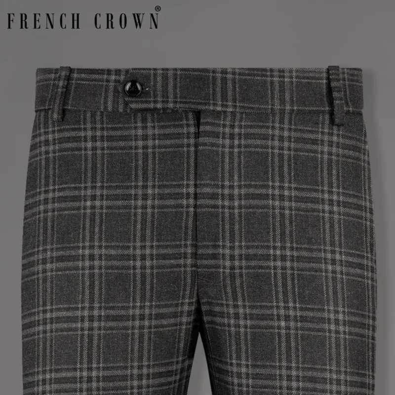 Dune Gray Plaid Woolrich Pant sold by French Crown