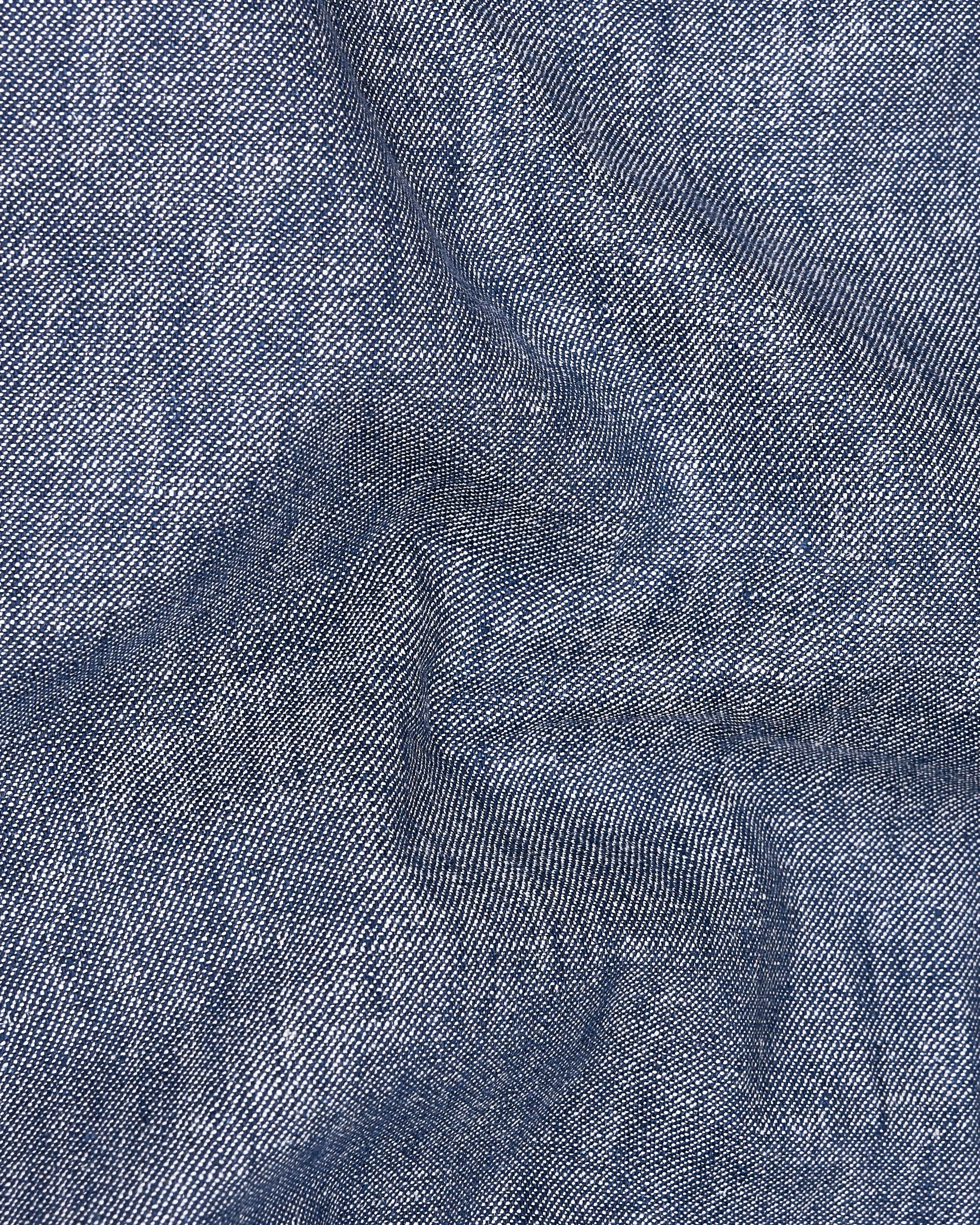 Cadet Gray Denim Shirt sold by French Crown product image thumbnail 2