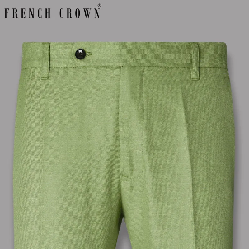 Mint Wool Blend Pant sold by French Crown