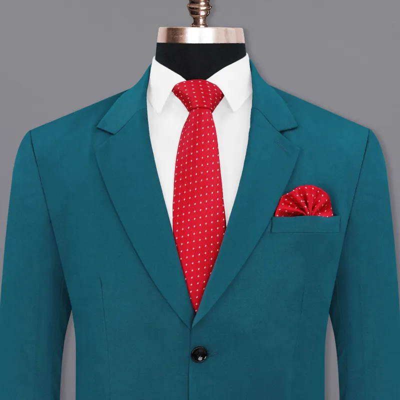 Astronaut Blue Single Breasted Blazer sold by French Crown