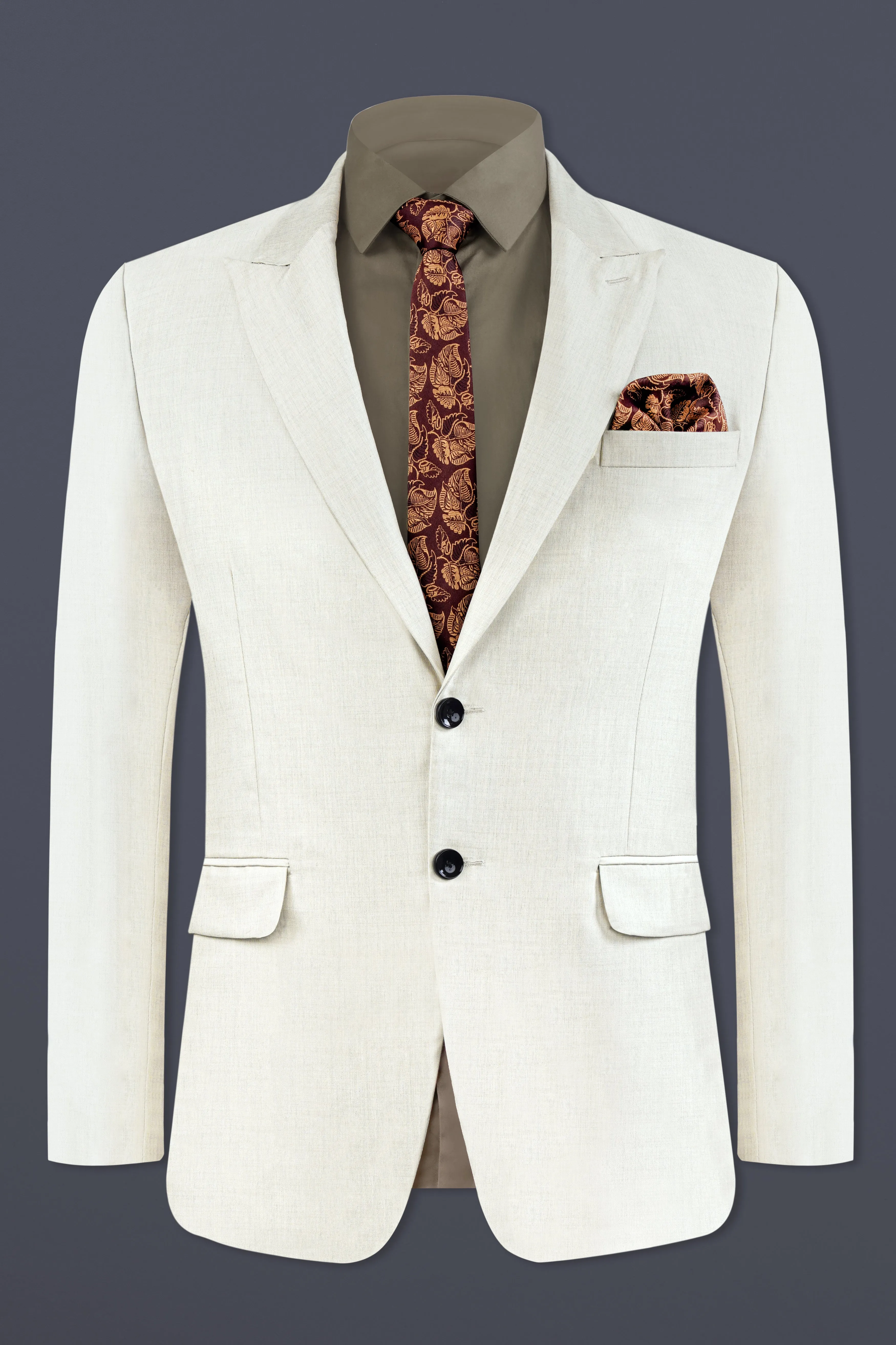 Westar Cream Wool Rich Blazer sold by French Crown product image thumbnail 2