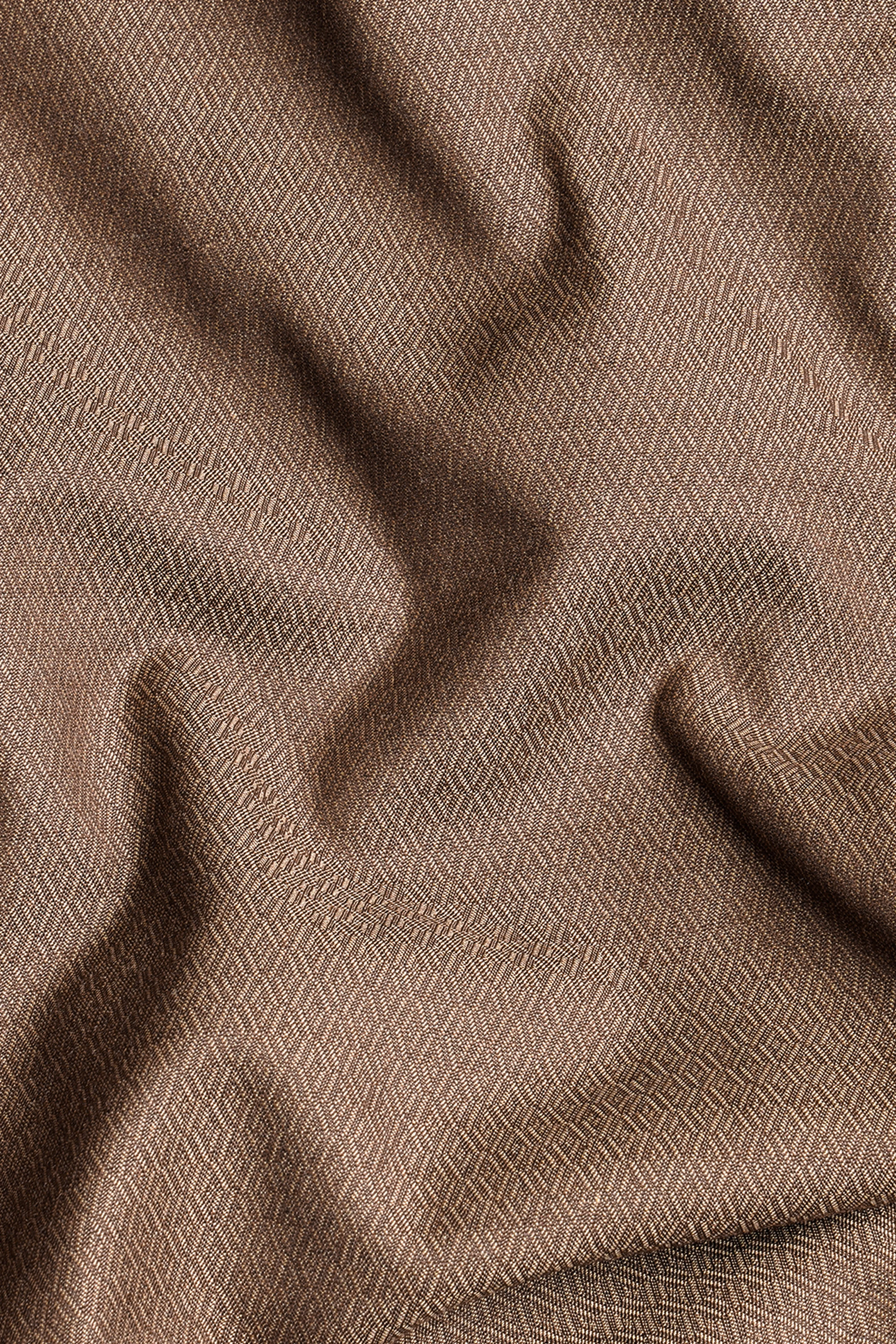 Hemp Brown Wool Rich Nehru Jacket sold by French Crown product image thumbnail 3