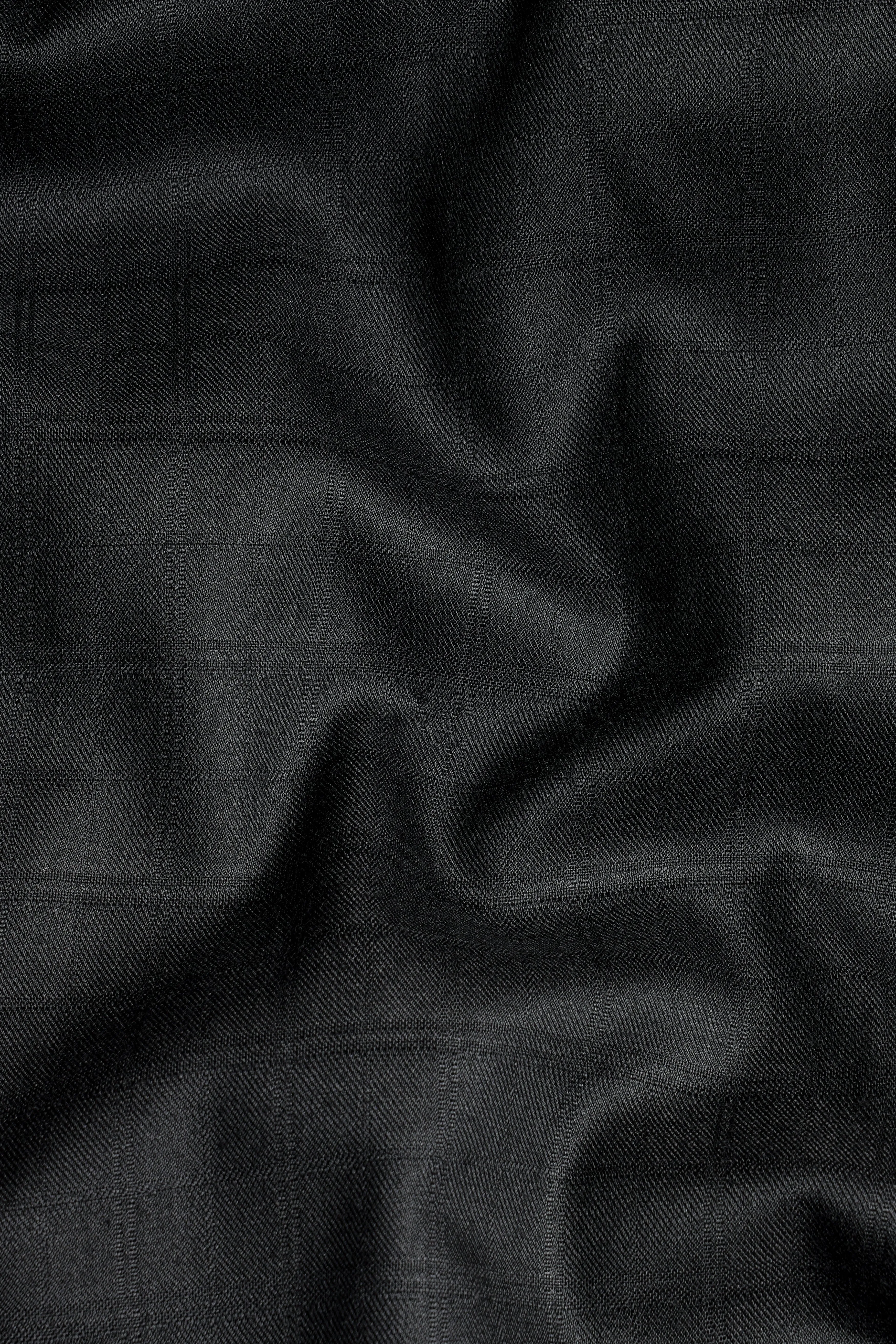 Abbey Gray Subtle Checkered Wool Rich Waistcoat sold by French Crown product image thumbnail 3