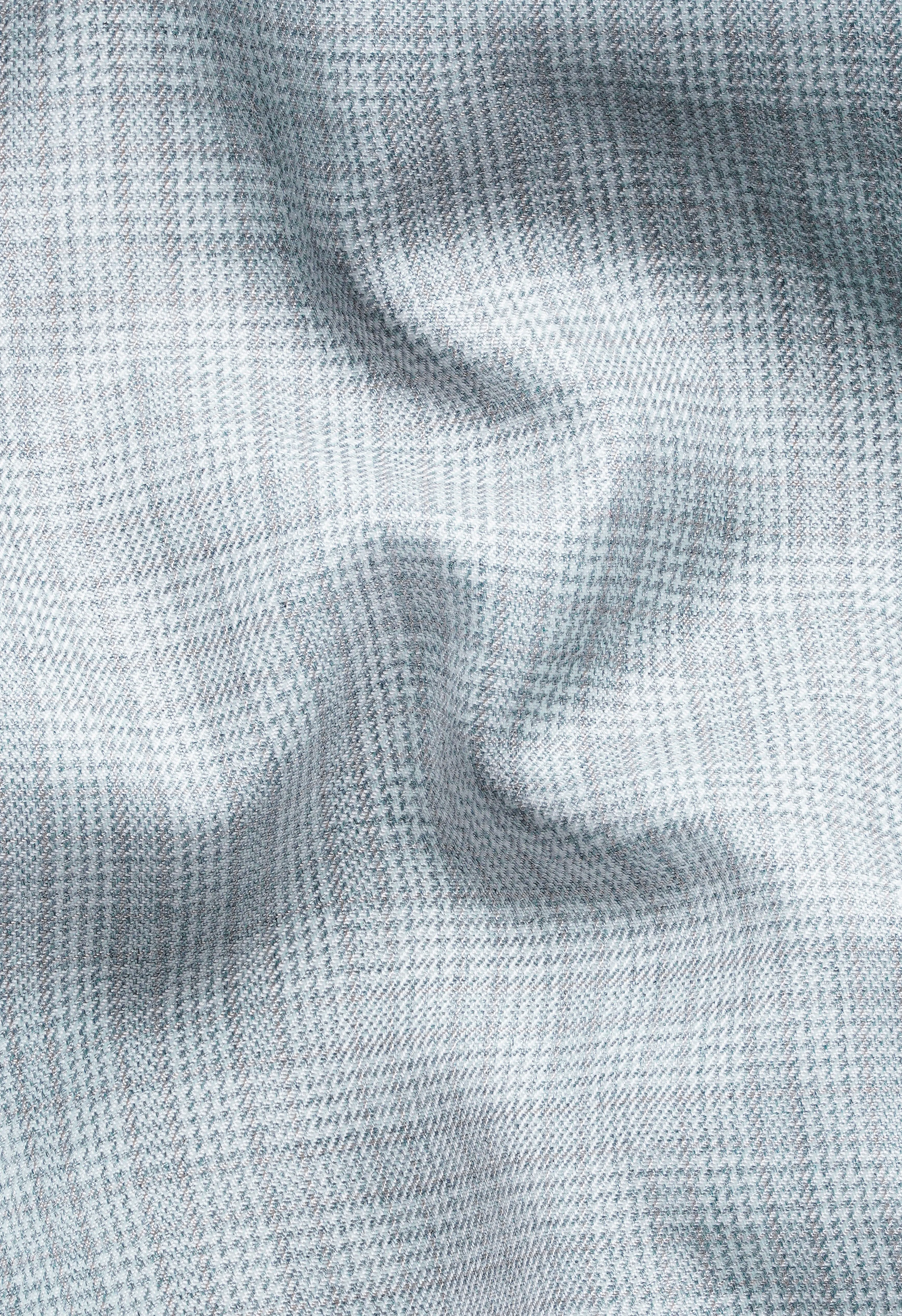 Tiara Gray Checkered Wool Rich Waistcoat sold by French Crown product image thumbnail 3