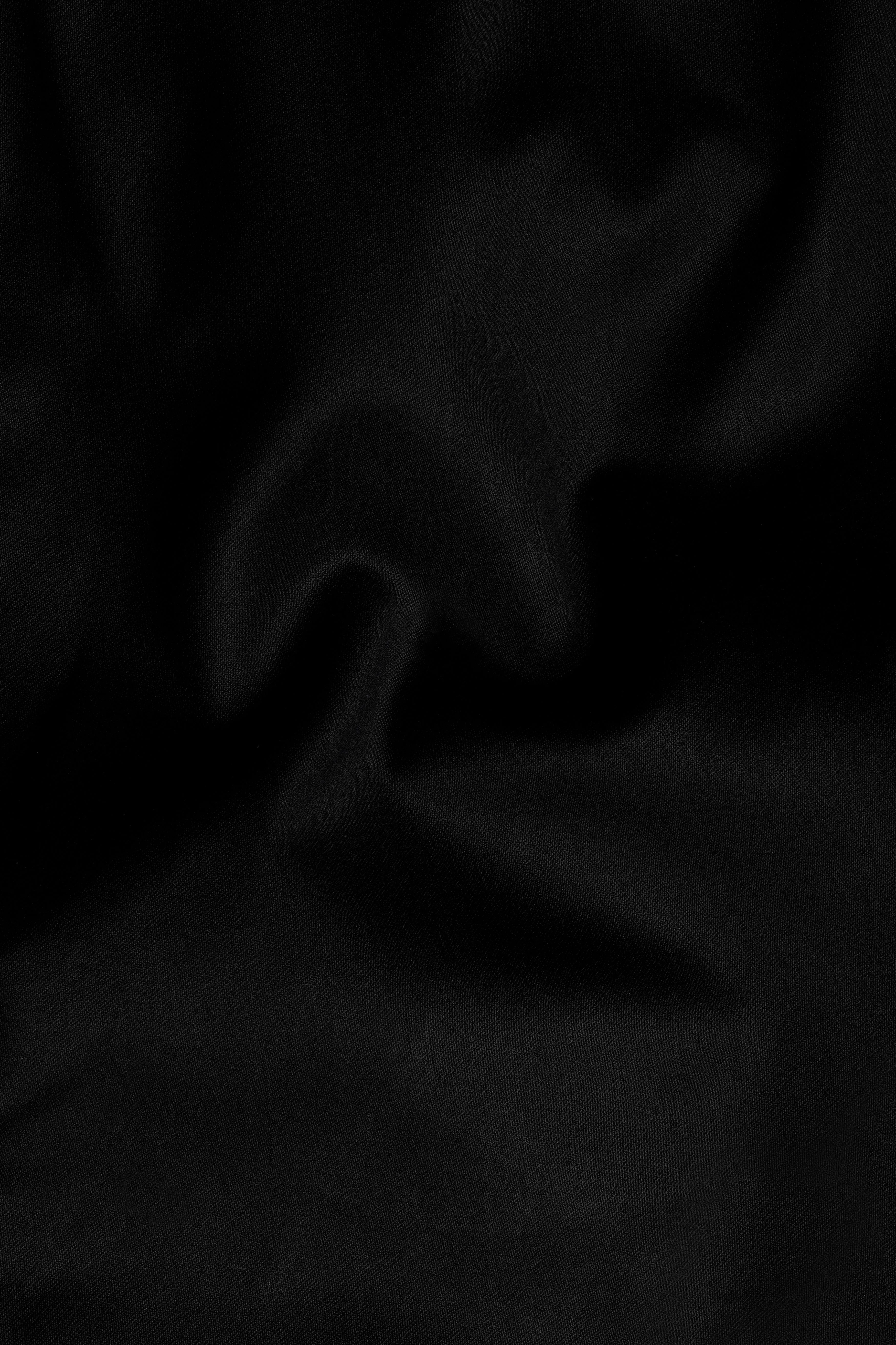 Jade Black Wool Rich Nehru Jacket sold by French Crown product image thumbnail 3