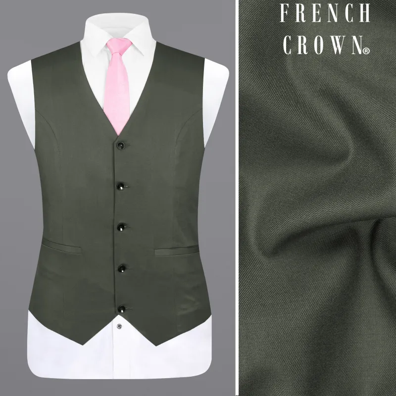 Iridium Green Waistcoat sold by French Crown