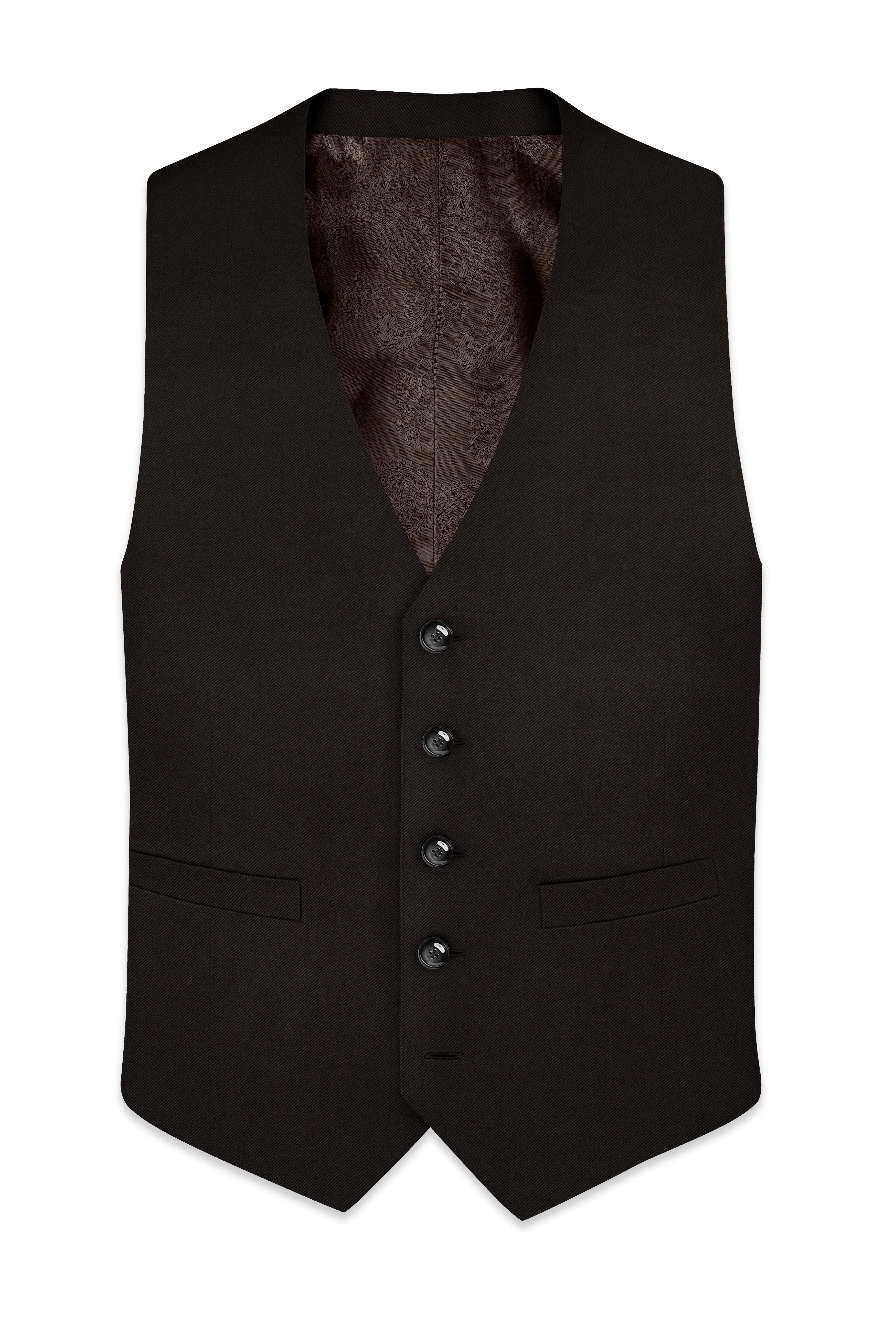 Eclipse Brown Waistcoat sold by French Crown product image thumbnail 2