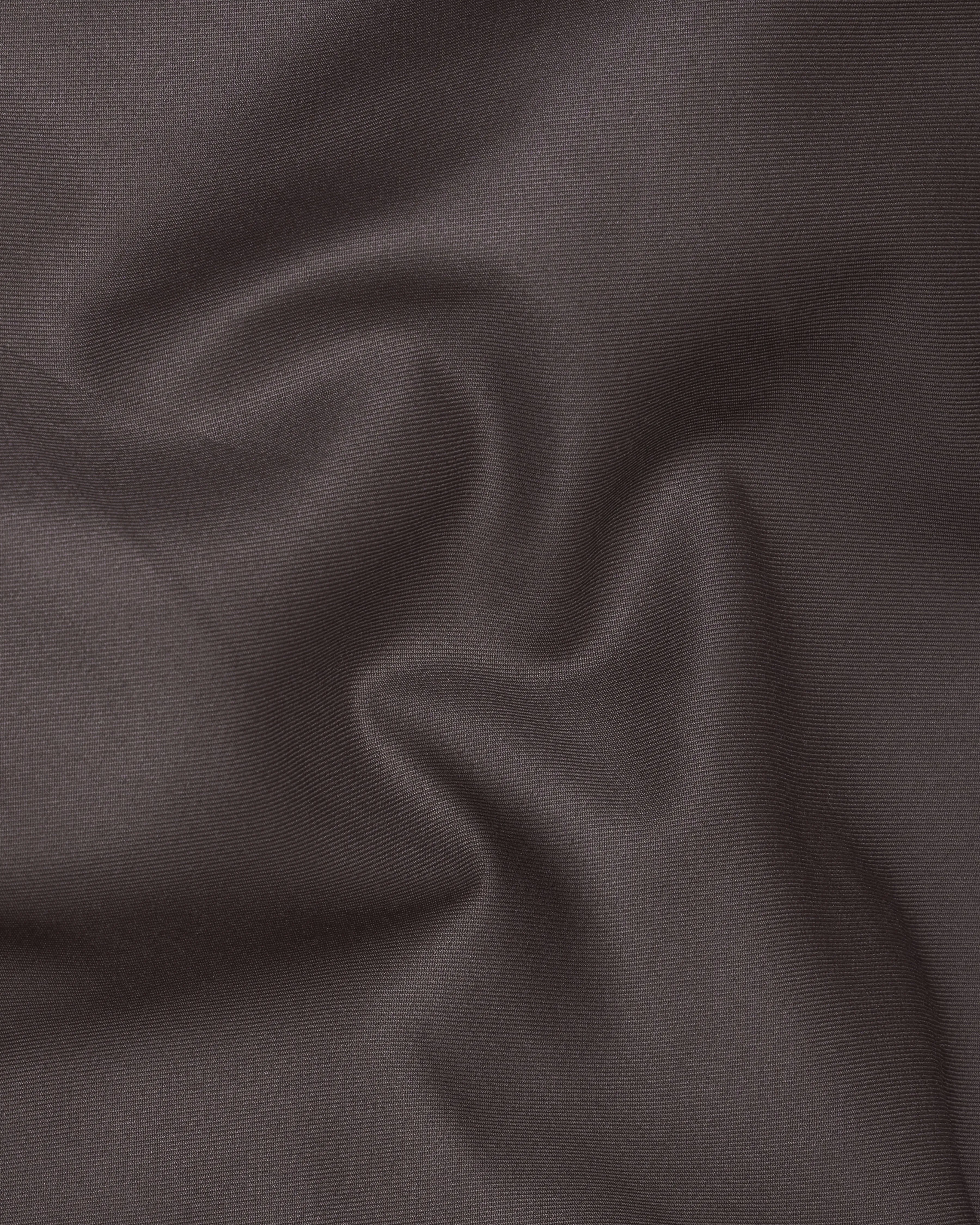 Coffee Brown Textured Waistcoat sold by French Crown product image thumbnail 3