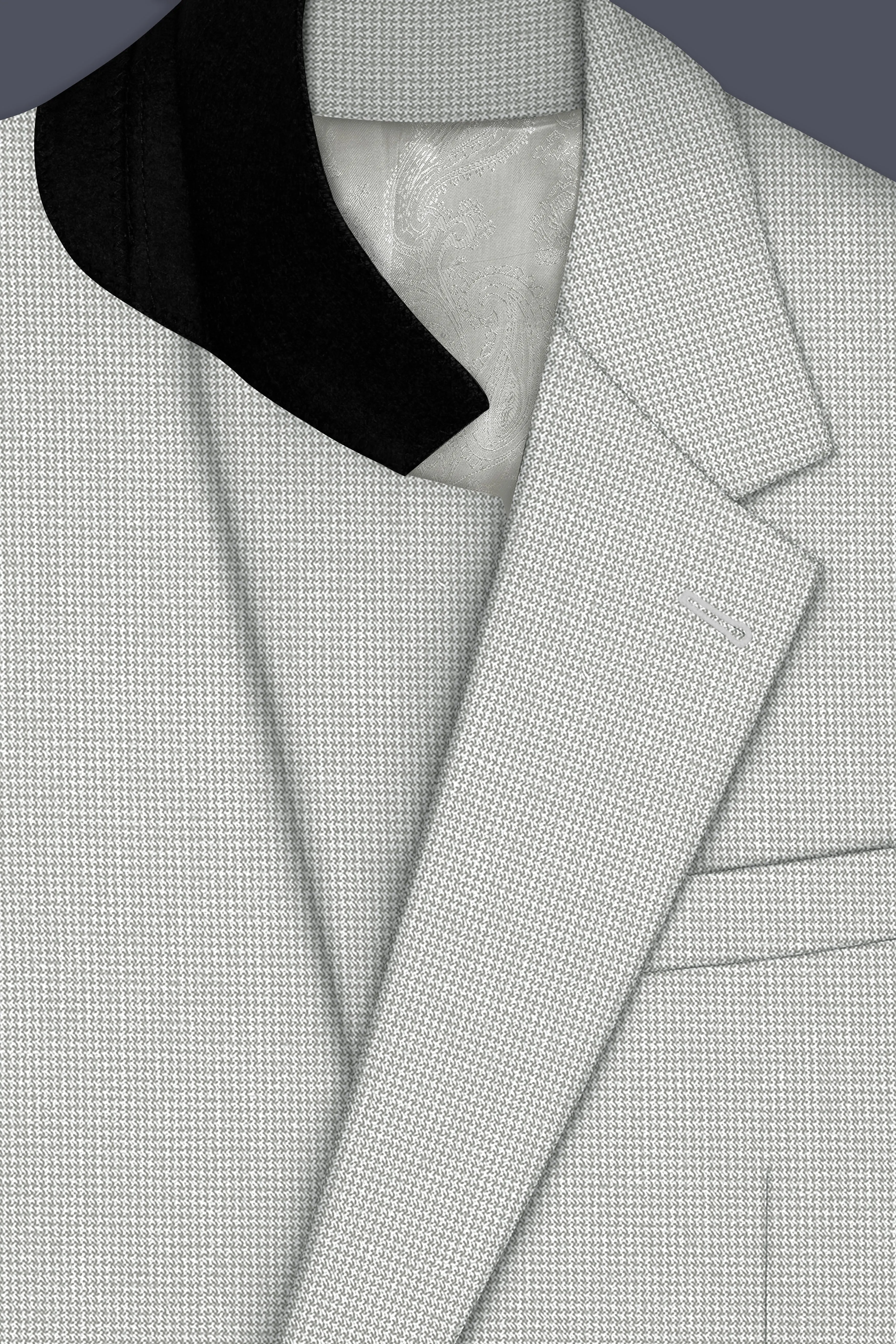 Shady Lady Grey houndstooth Wool Rich Suit sold by French Crown product image thumbnail 5