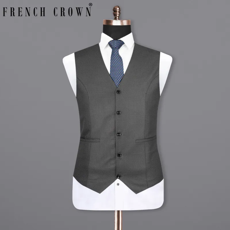 Ironside Grey With Black Patterned Woolrich Waistcoat sold by French Crown