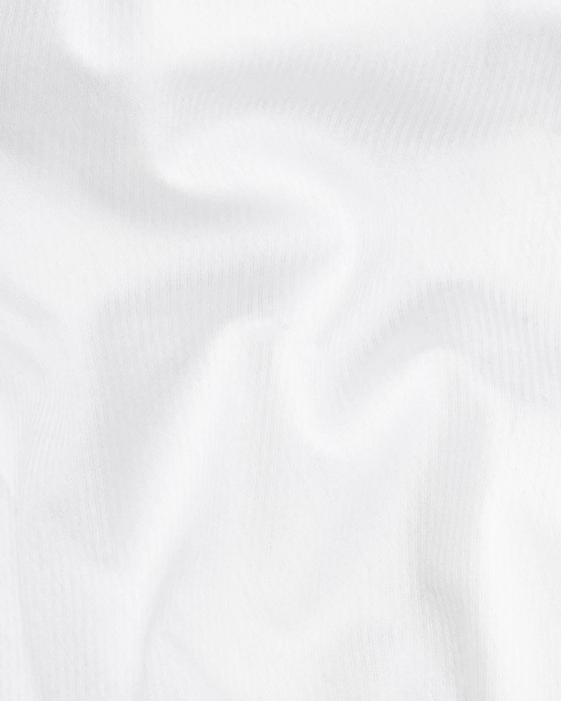 Bright White Striped Dobby Textured Premium Giza Cotton Shirt sold by French Crown product image thumbnail 2