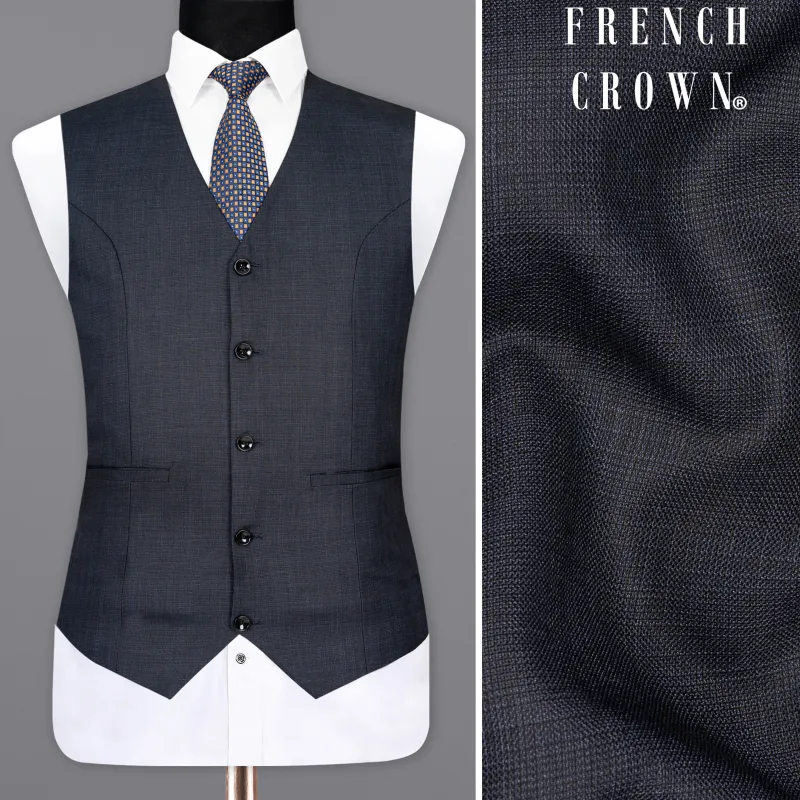 Midnight Express Plaid Woolrich Waistcoat sold by French Crown