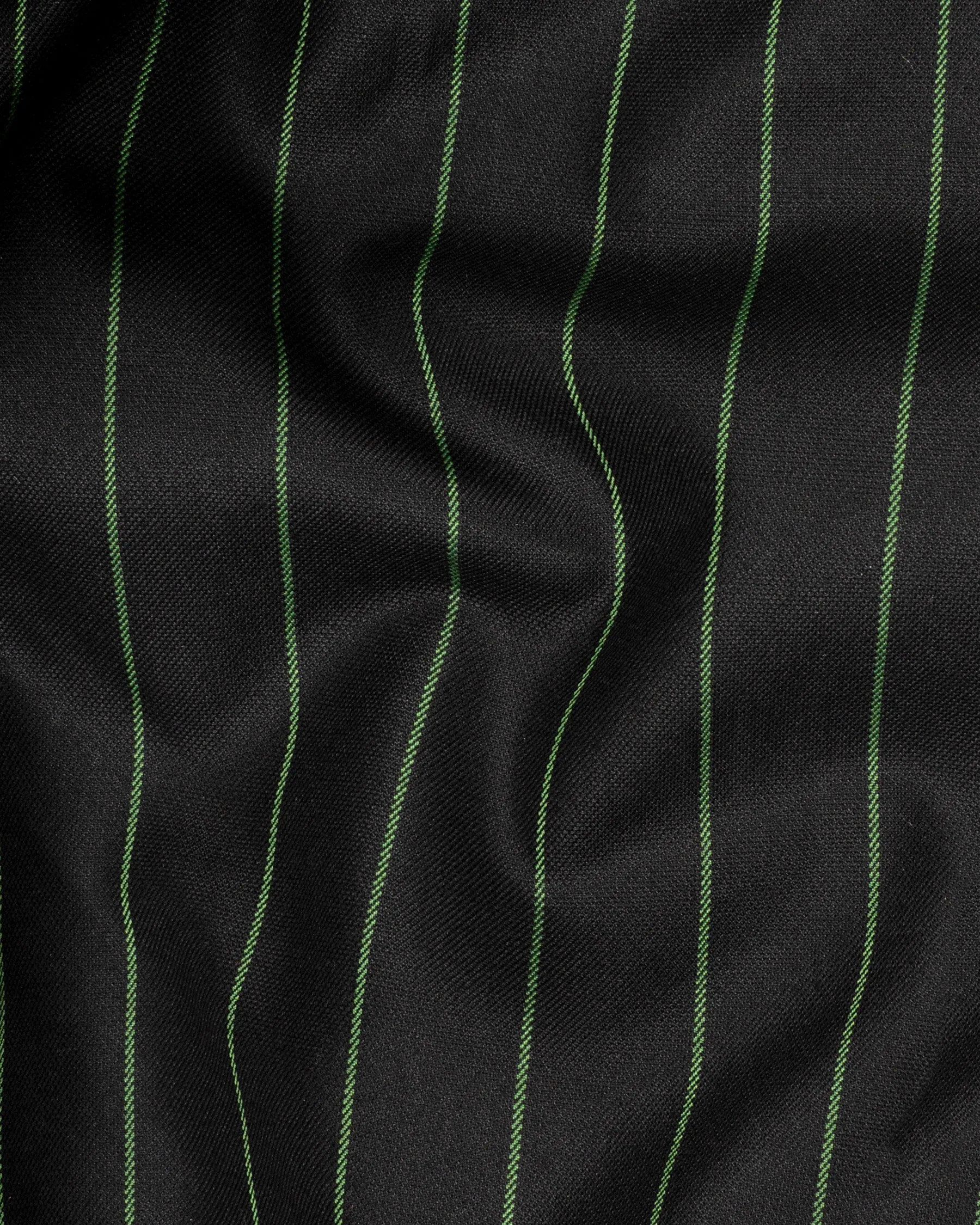 Jade Black Striped Woolrich Waistcoat sold by French Crown product image thumbnail 3