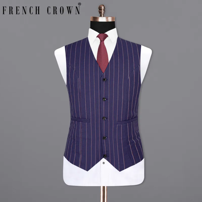 Cherry Pie Striped Waistcoat sold by French Crown