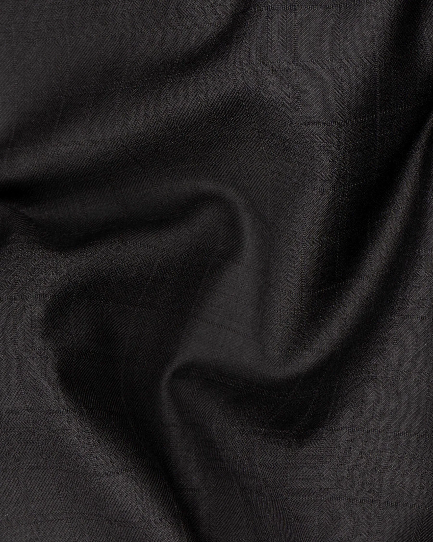 Zeus Black Subtle Plaid Woolrich Waistcoat sold by French Crown product image thumbnail 3